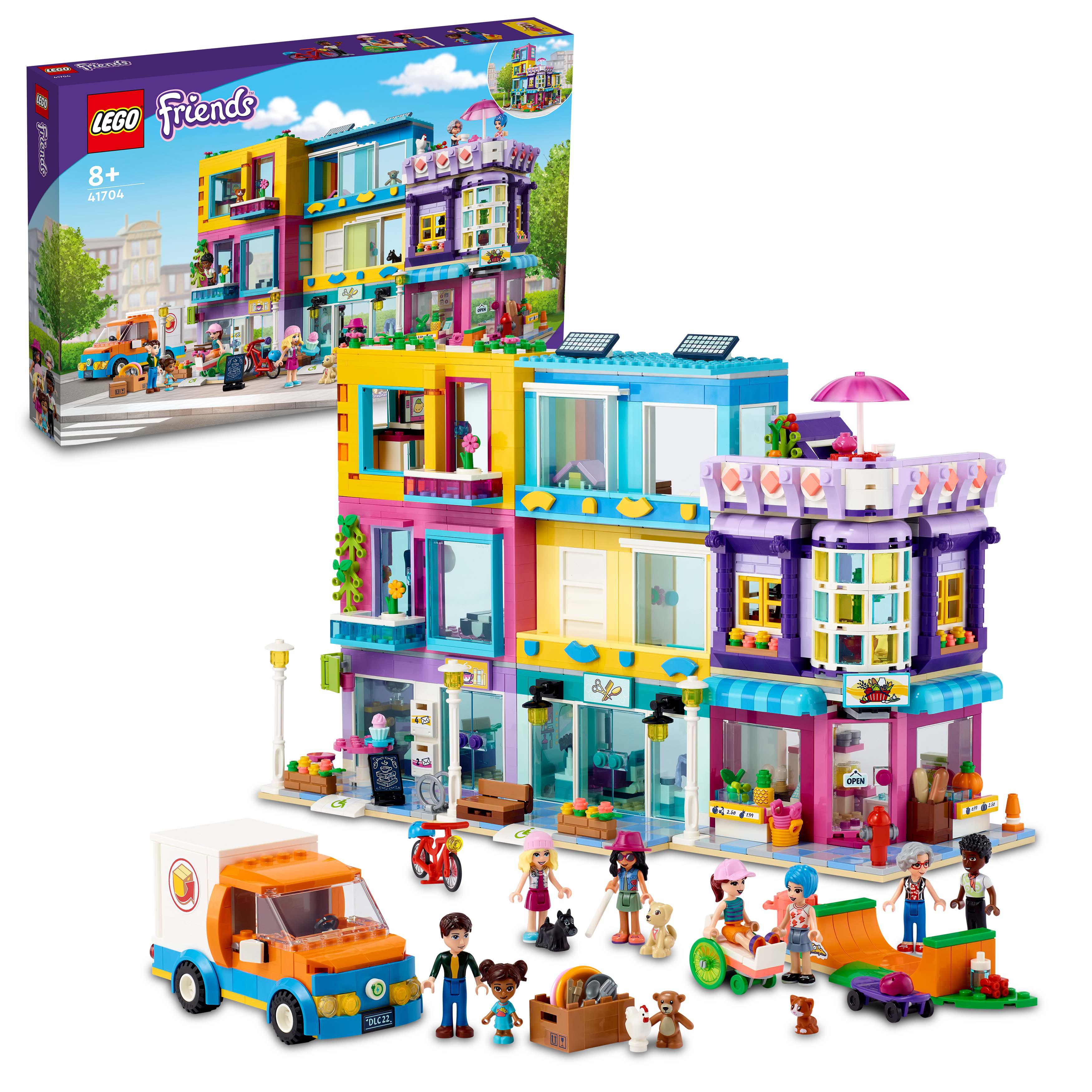 LEGO Friends Edificio della Strada Principale, Café Heartlake City e Salone, Cas 41704, , large