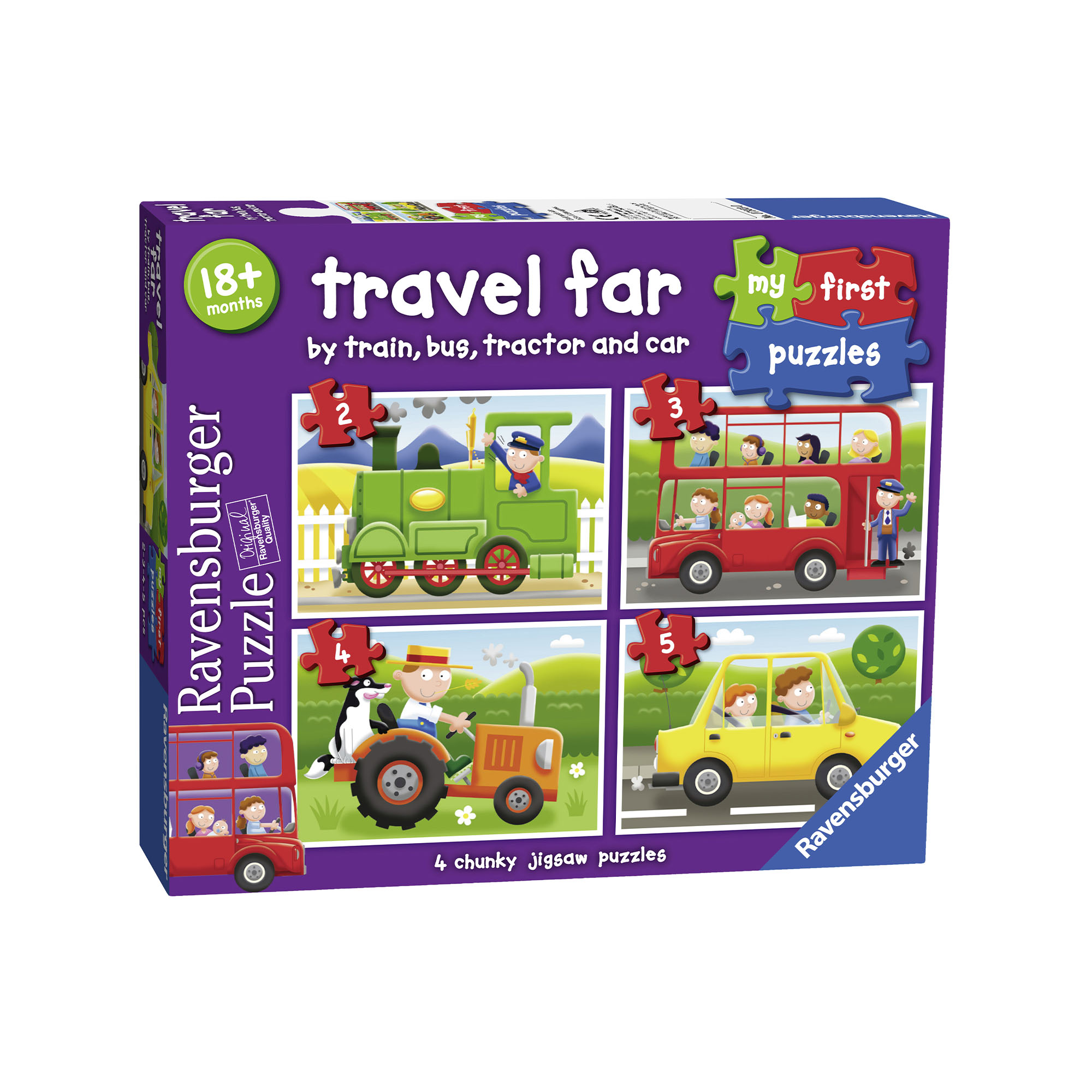 Ravensburger My first puzzle 07303 - I mezzi di trasporto, , large