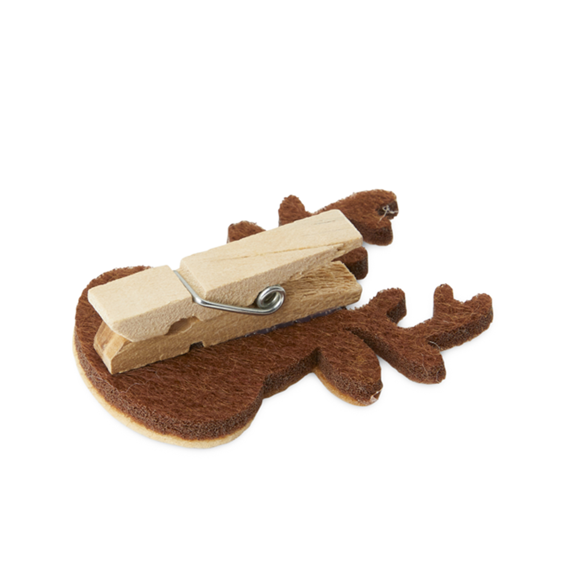 Set 6 Mollette In Feltro - Renna, , large