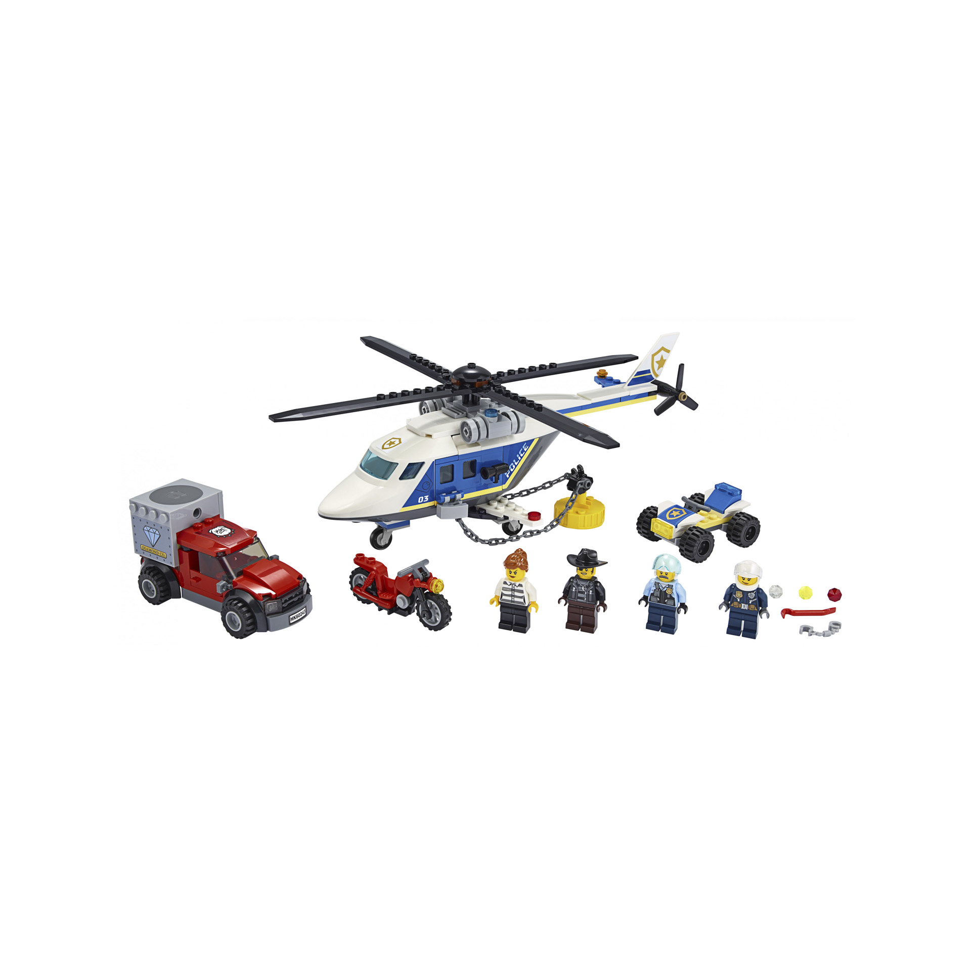Inseguimento sull'elicottero della polizia 60243, , large