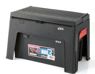 Sgabello con box porta attrezzi, , large