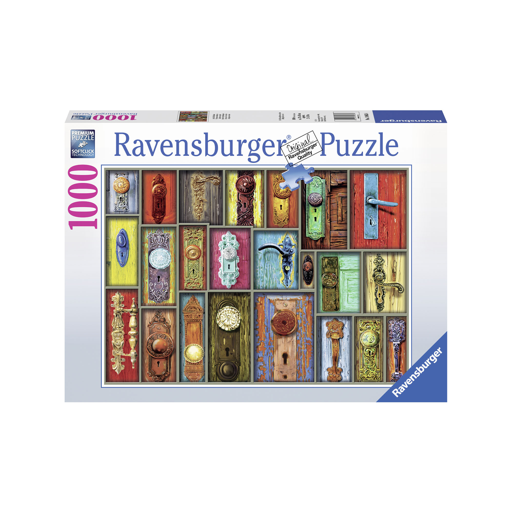 Ravensburger Puzzle 1000 pezzi 19863 - Antiche Maniglie, , large