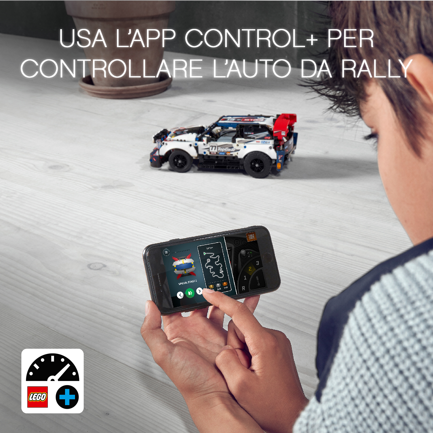 Auto da Rally Top Gear telecomandata 42109, , large