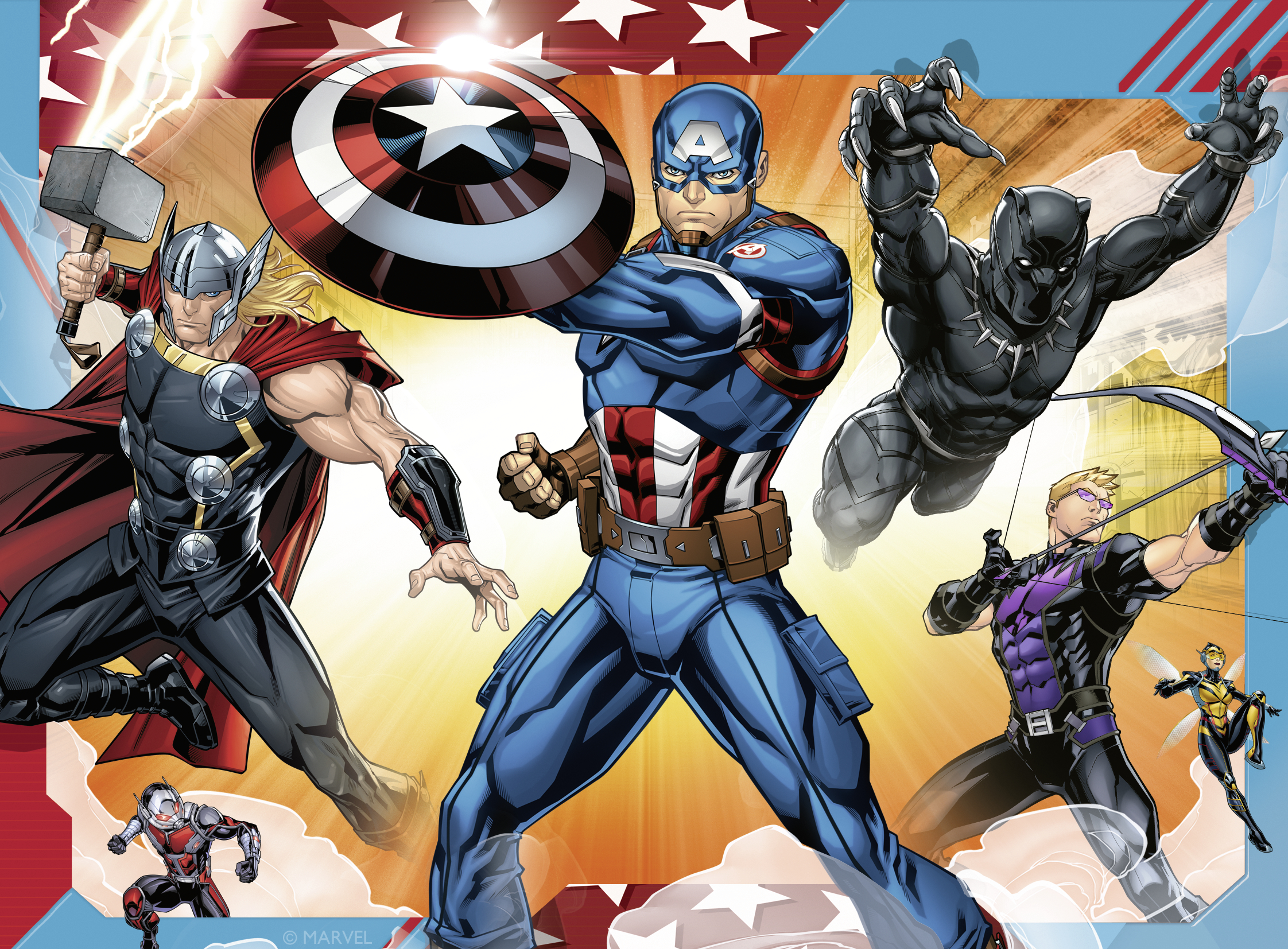 Ravensburger Puzzle 4 in 1 06942 - Avengers, , large