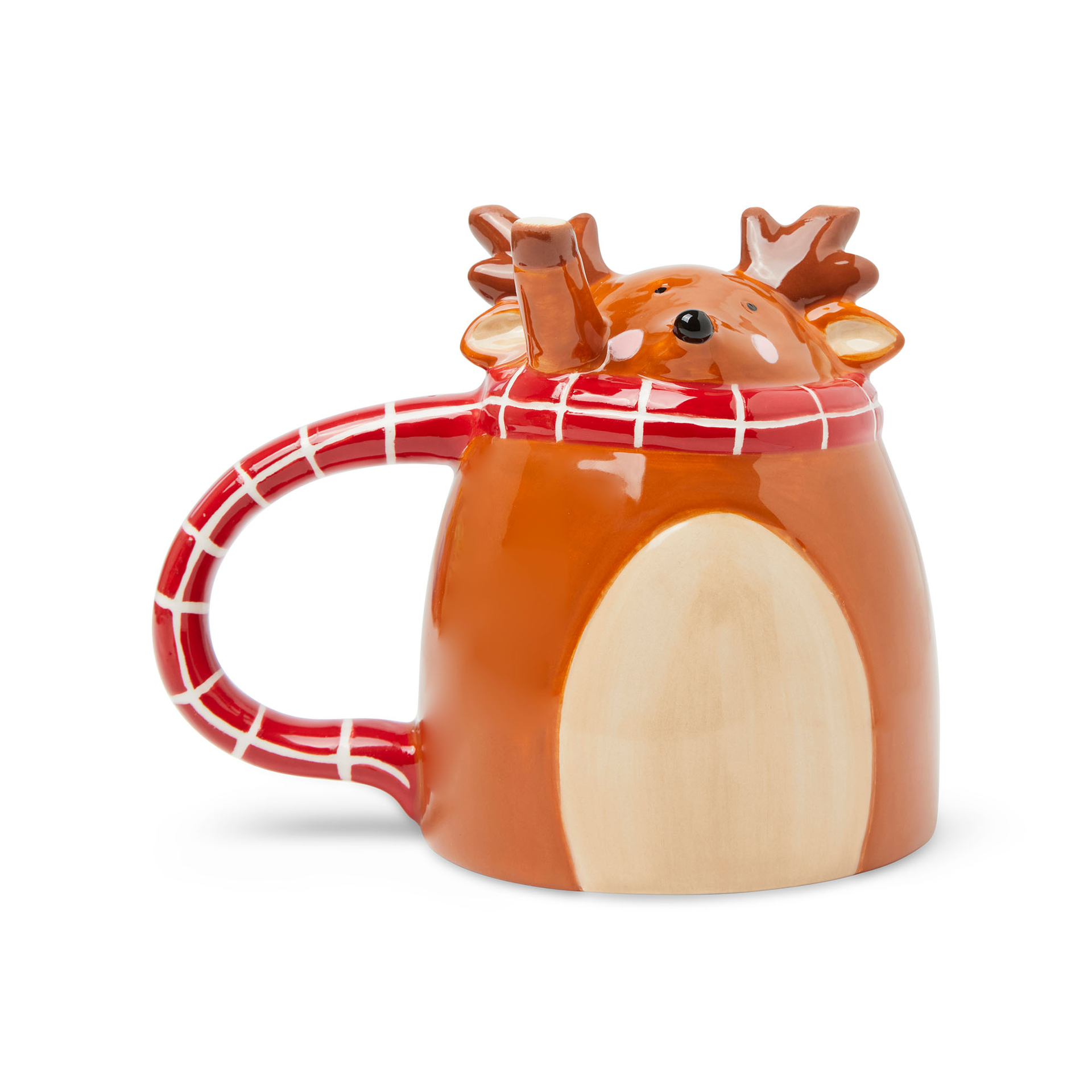 Tazza Sottosopra In Ceramica - Renna, , large