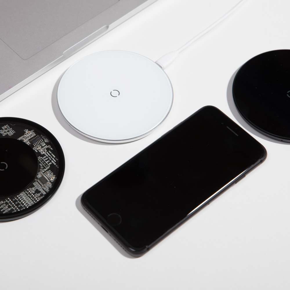 Caricabatterie wireless ultra sottile per smartphone, , large