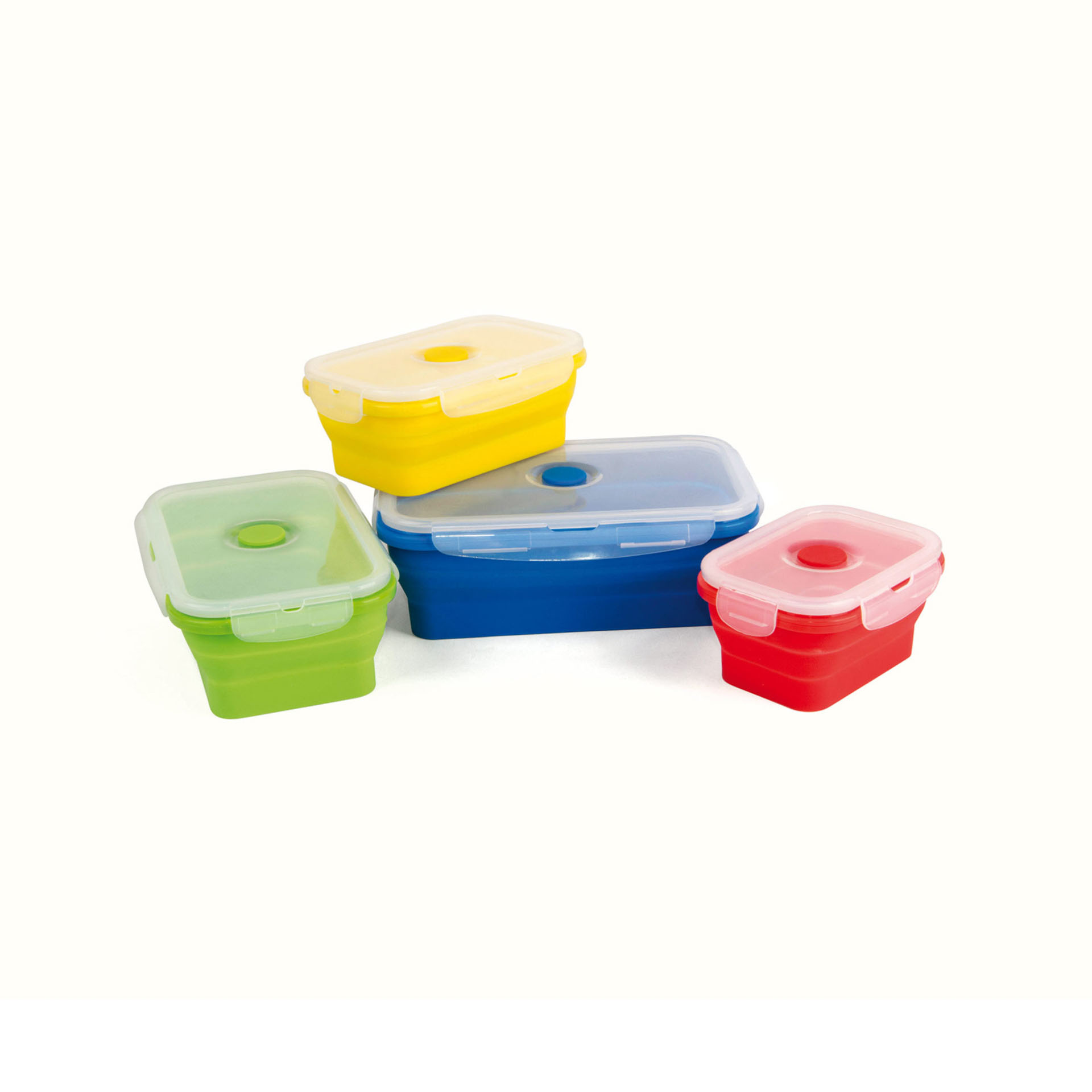 Contenitori Pieghevoli Per Alimenti - Set Da 4 Pz, , large