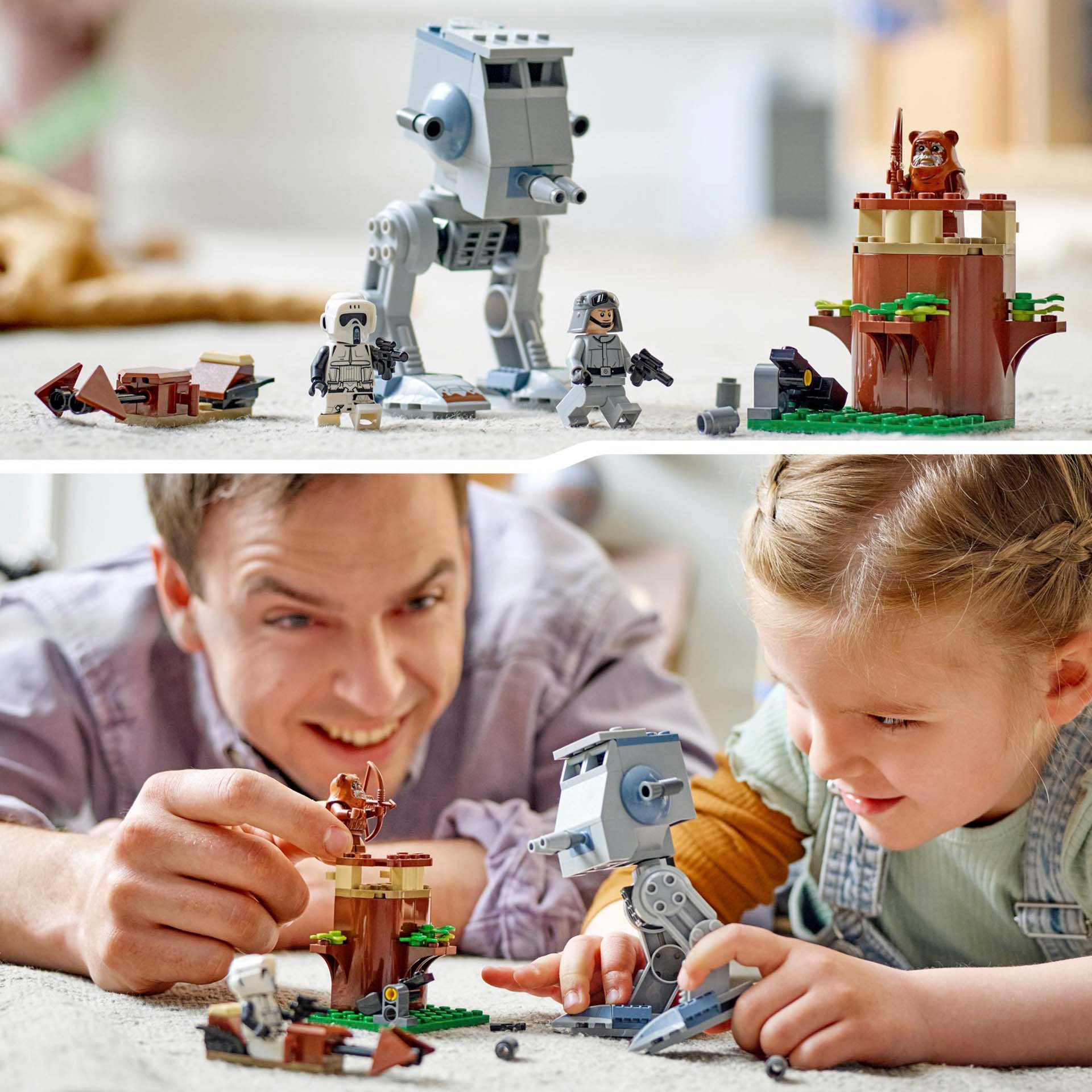 LEGO 75332 Star Wars AT-ST, Modellino da Costruire per Bambini in Età Prescolare 75332, , large