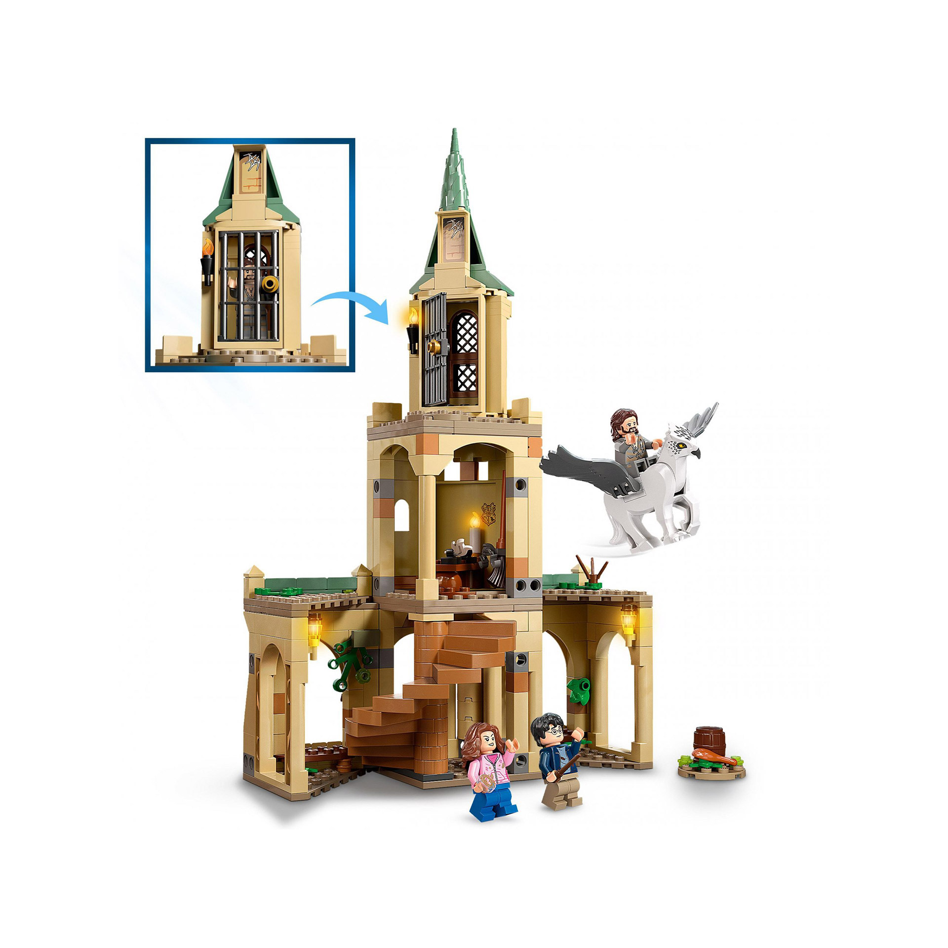 LEGO Harry Potter Cortile di Hogwarts: il Salvataggio di Sirius, Castello Giocat 76401, , large
