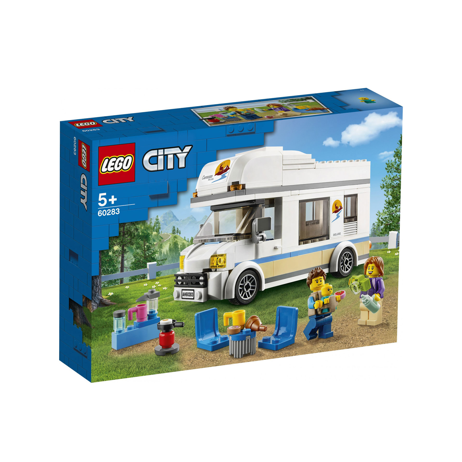 LEGO City Super Veicoli Camper delle Vacanze, Kit di Gioco con Camper, Giocattol 60283, , large