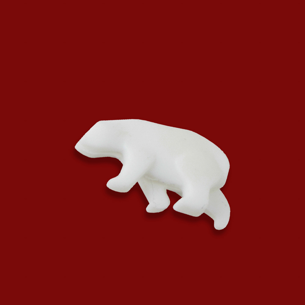 Set tappo + 6 segnabicchieri orso polare, , large