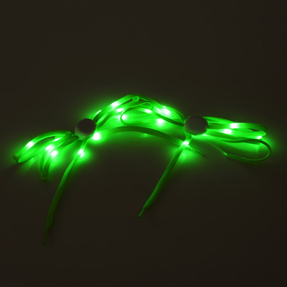 Coppia di lacci luminosi per scarpe, , large