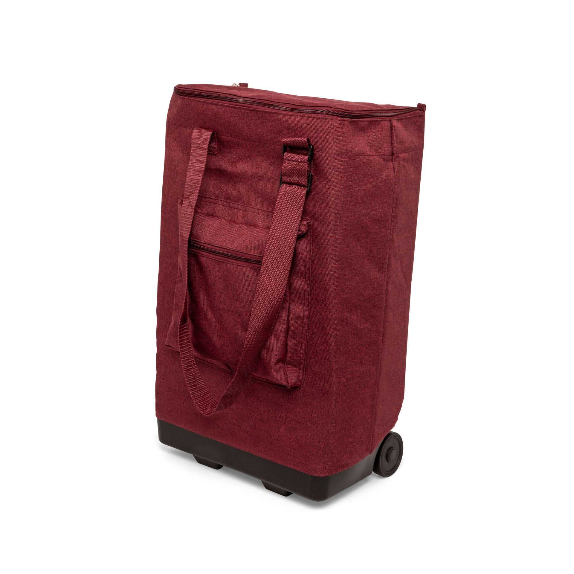 Trolley pieghevole per la spesa - Rosso, rosso, large
