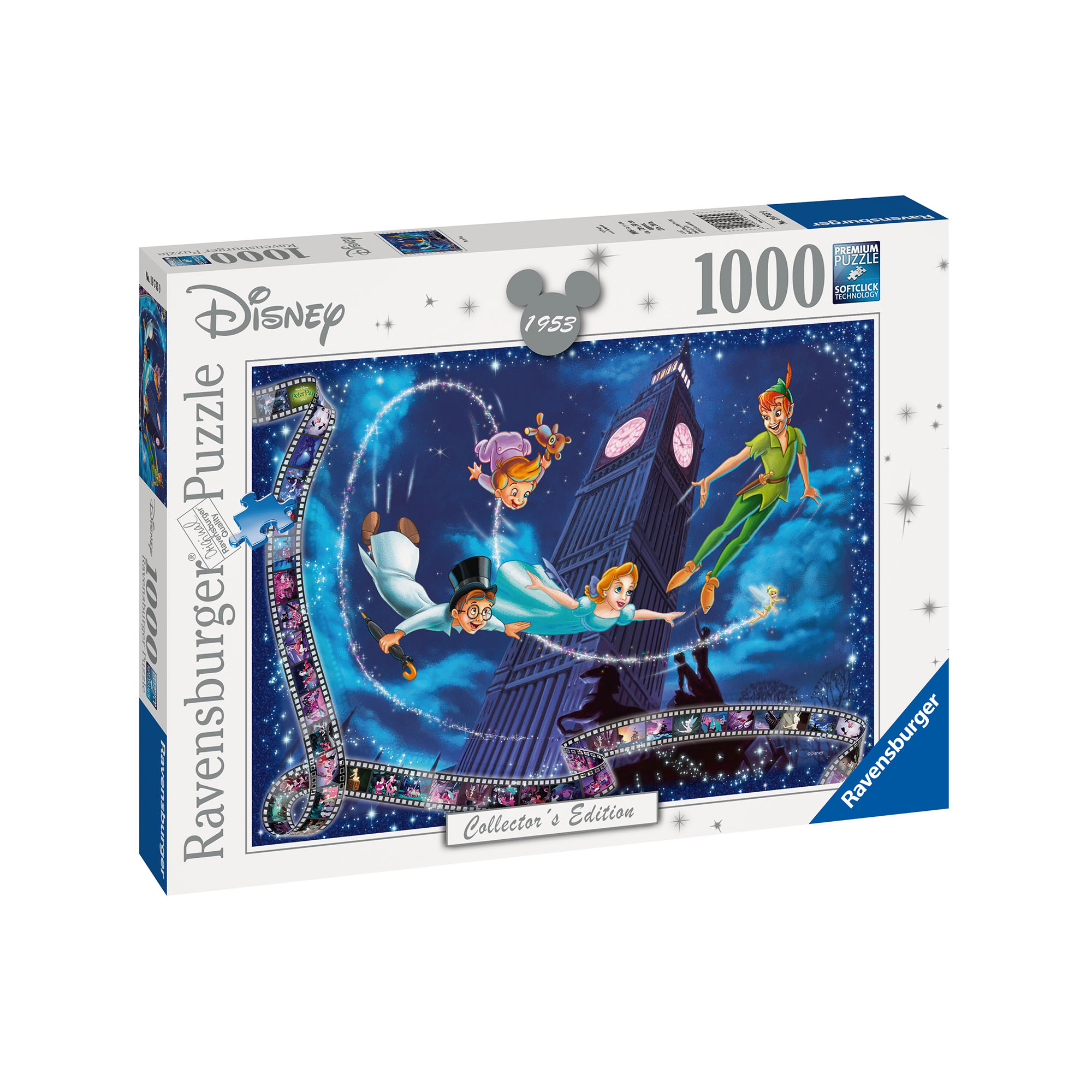 Ravensburger Puzzle 1000 pezzi 19743 - Disney Classic Peter Pan, , large