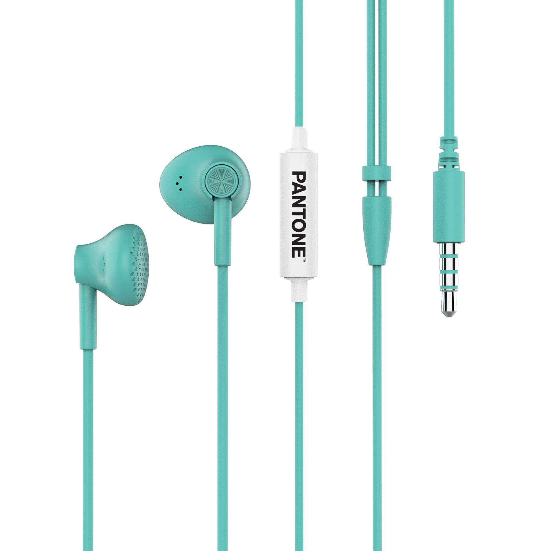 Auricolari stereo verde petrolio