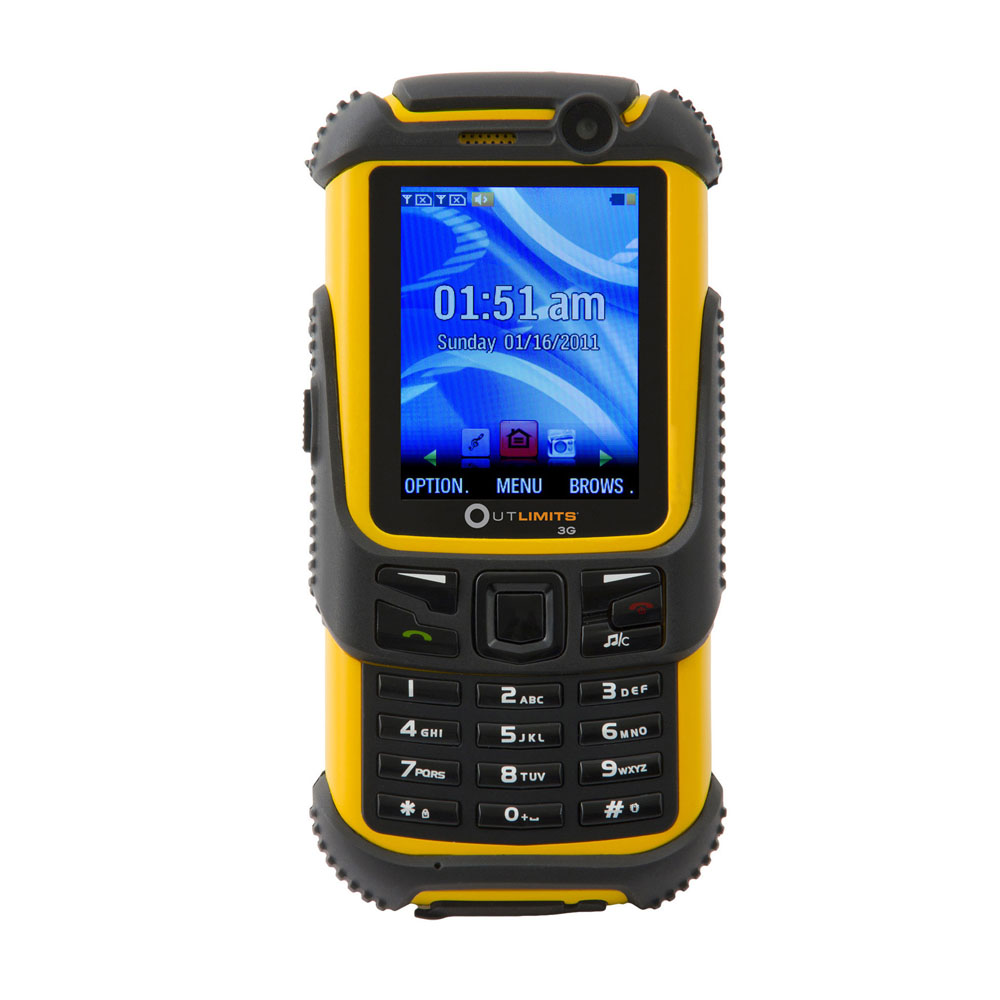 Cellulare Outlimits 3G: antiurto, waterproof,Dual SIM con collegamento Internet, , large