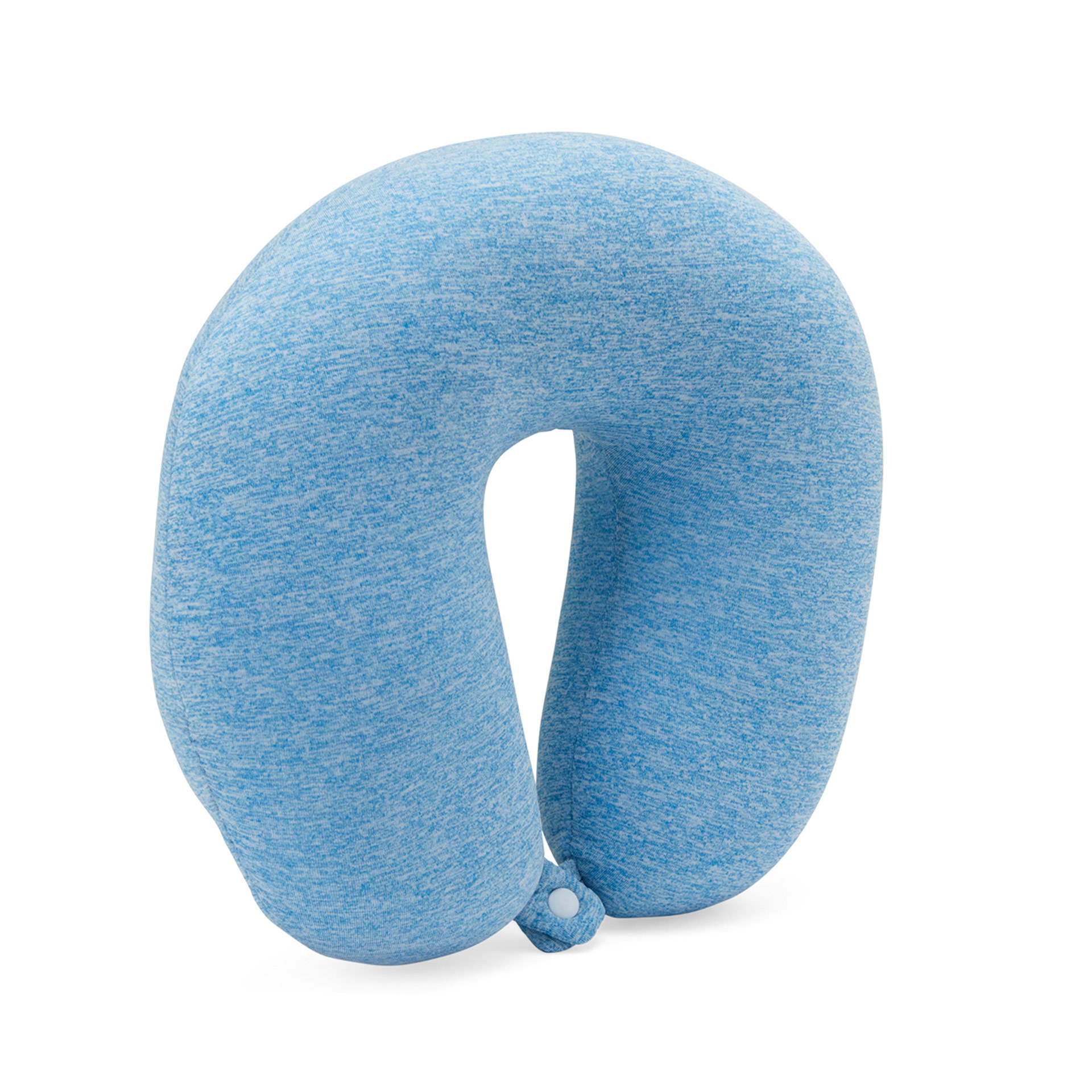 Cuscino Da Viaggio Con Microsfere Per Il Collo Azzurro, , large