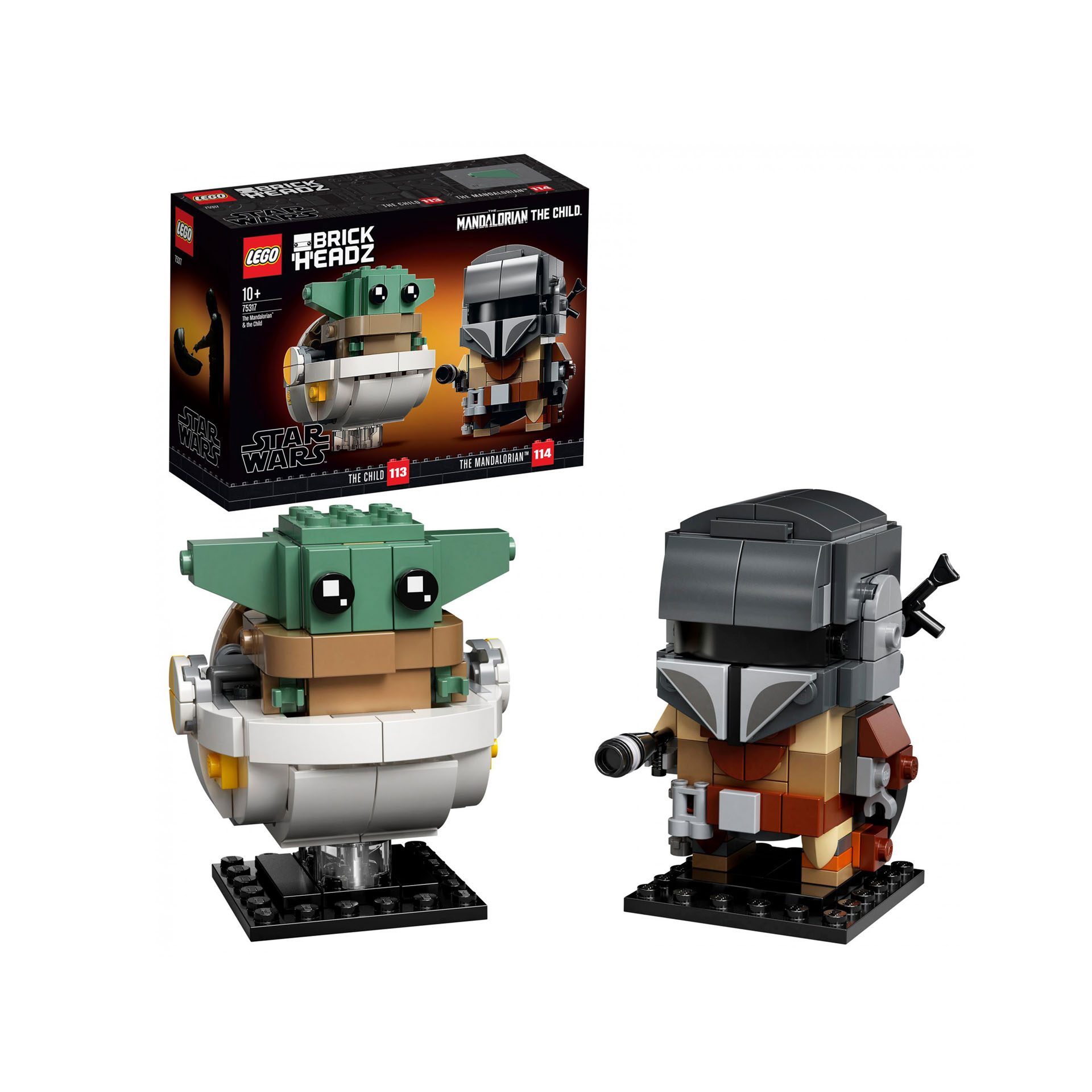 LEGO Star Wars Il Mandaloriano e il Bambino, Set di Costruzioni per Bambini, 10  75317, , large