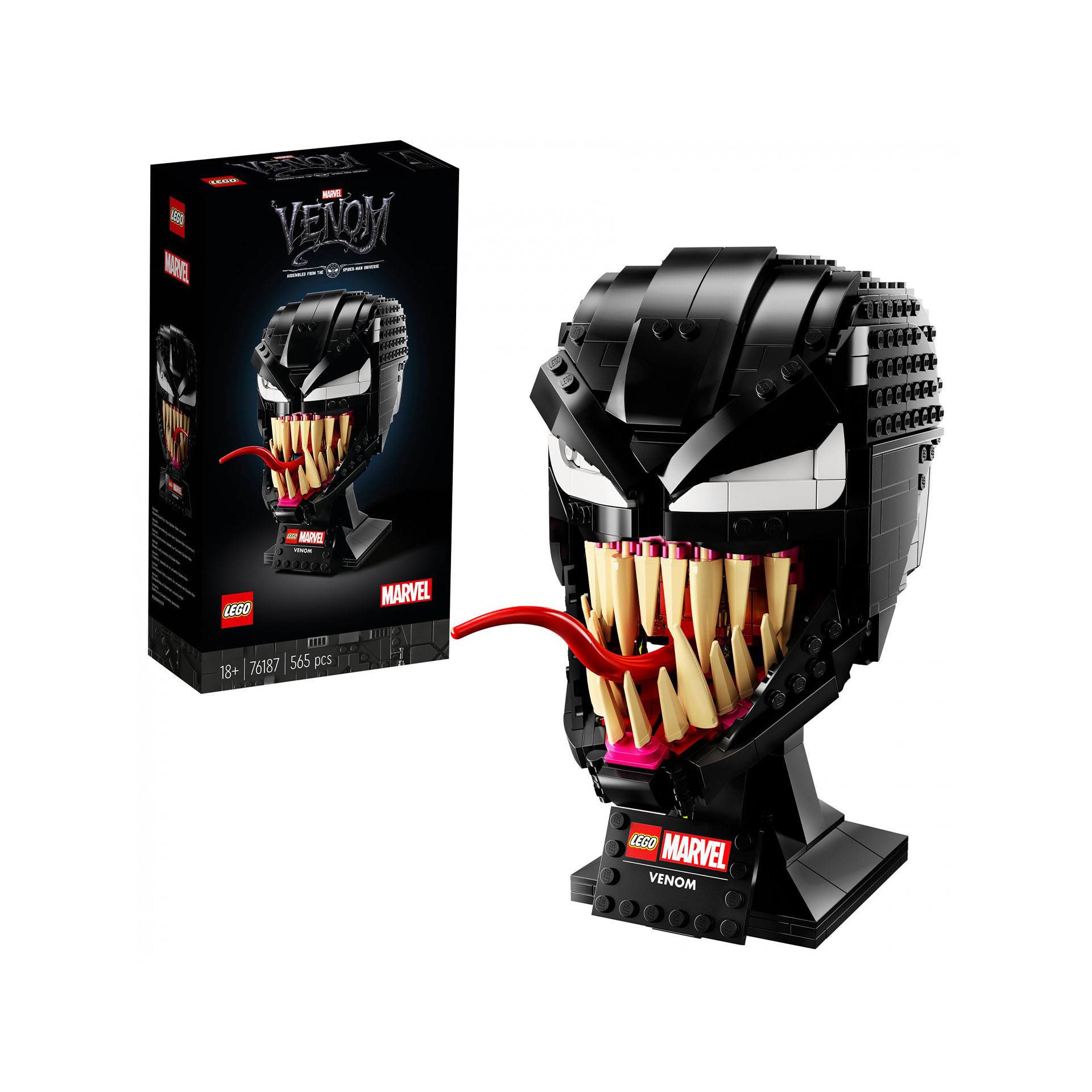LEGO Marvel Spider-Man Venom, Set da Costruzione per Adulti, Modello da Collezio 76187, , large
