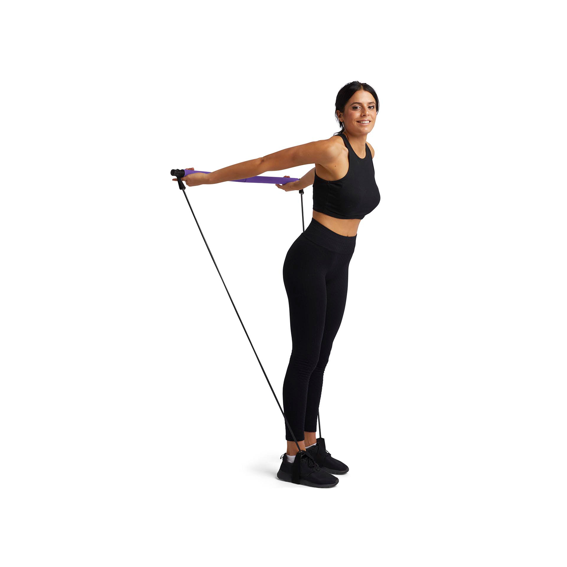 Barra Fitness Con Elastici Resistance Trainer, , large