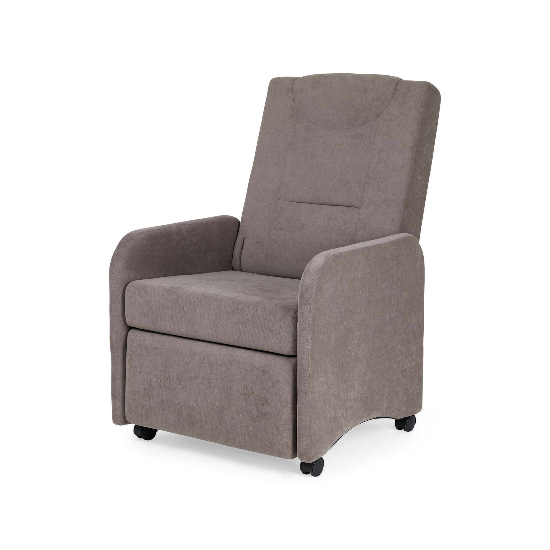 Poltrona pieghevole reclinabile con ruote, , large