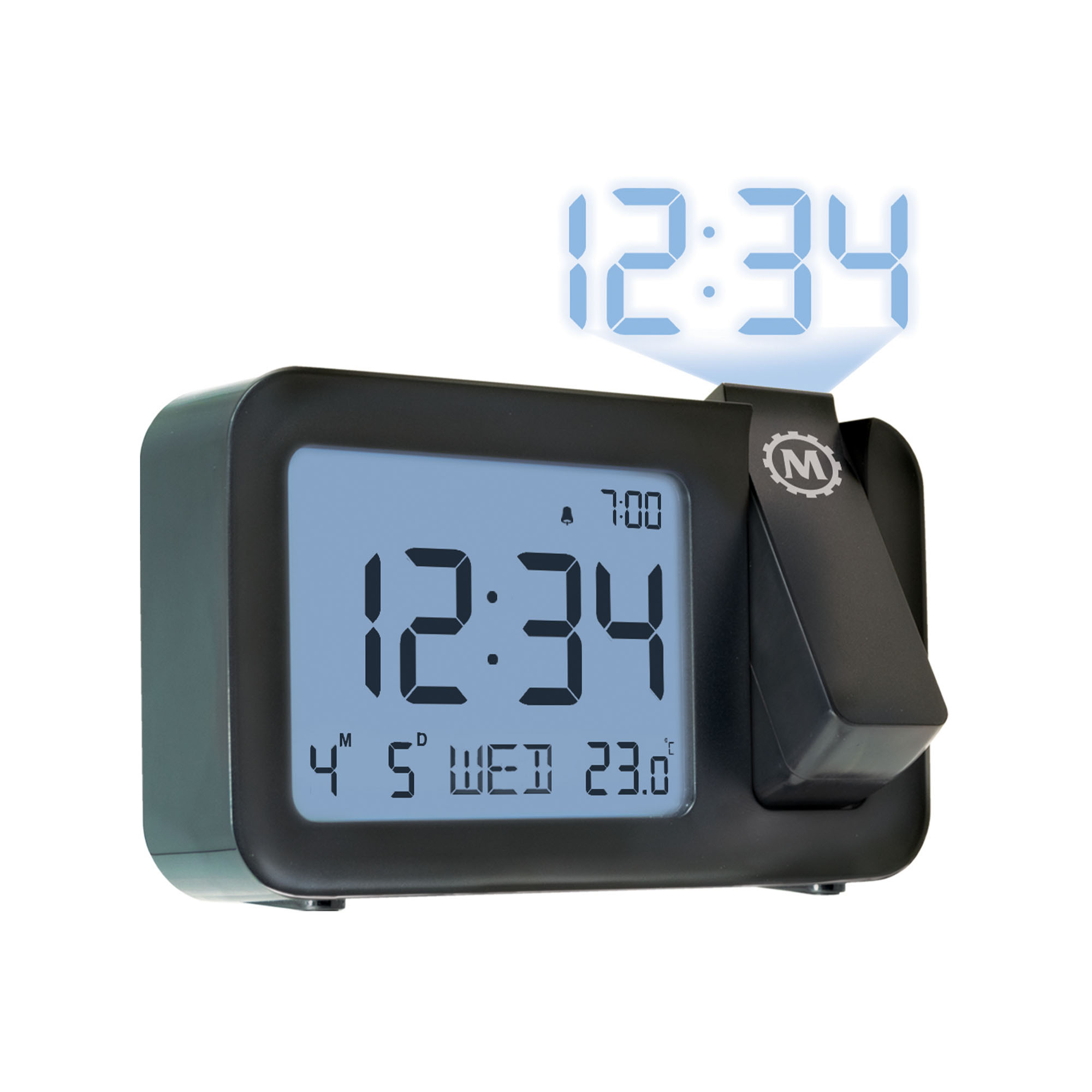 Orologio sveglia con proiezione, , large