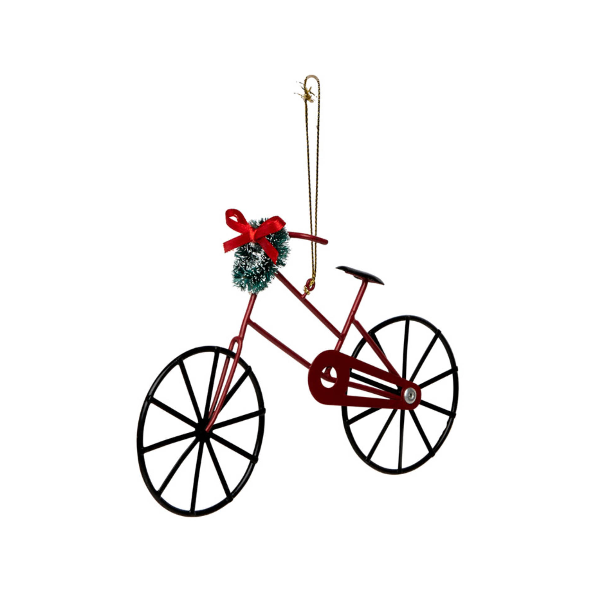 Decorazione in metallo per albero di Natale - Bicicletta, , large