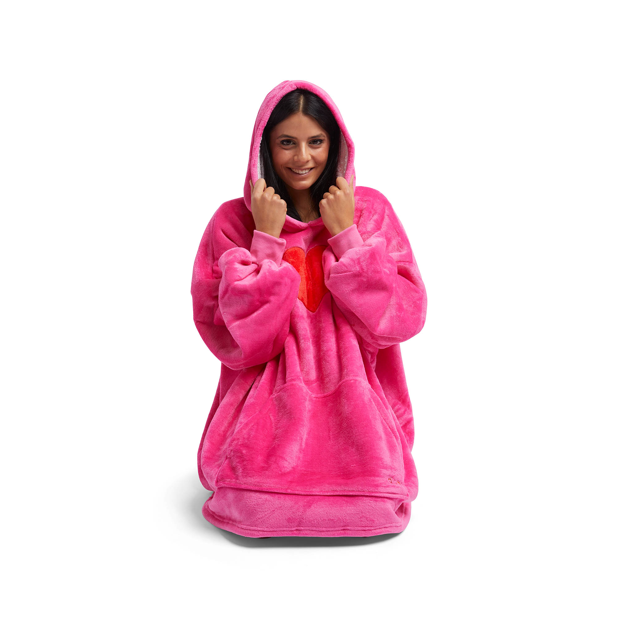 Coperta Con Maniche E Cappuccio, , large