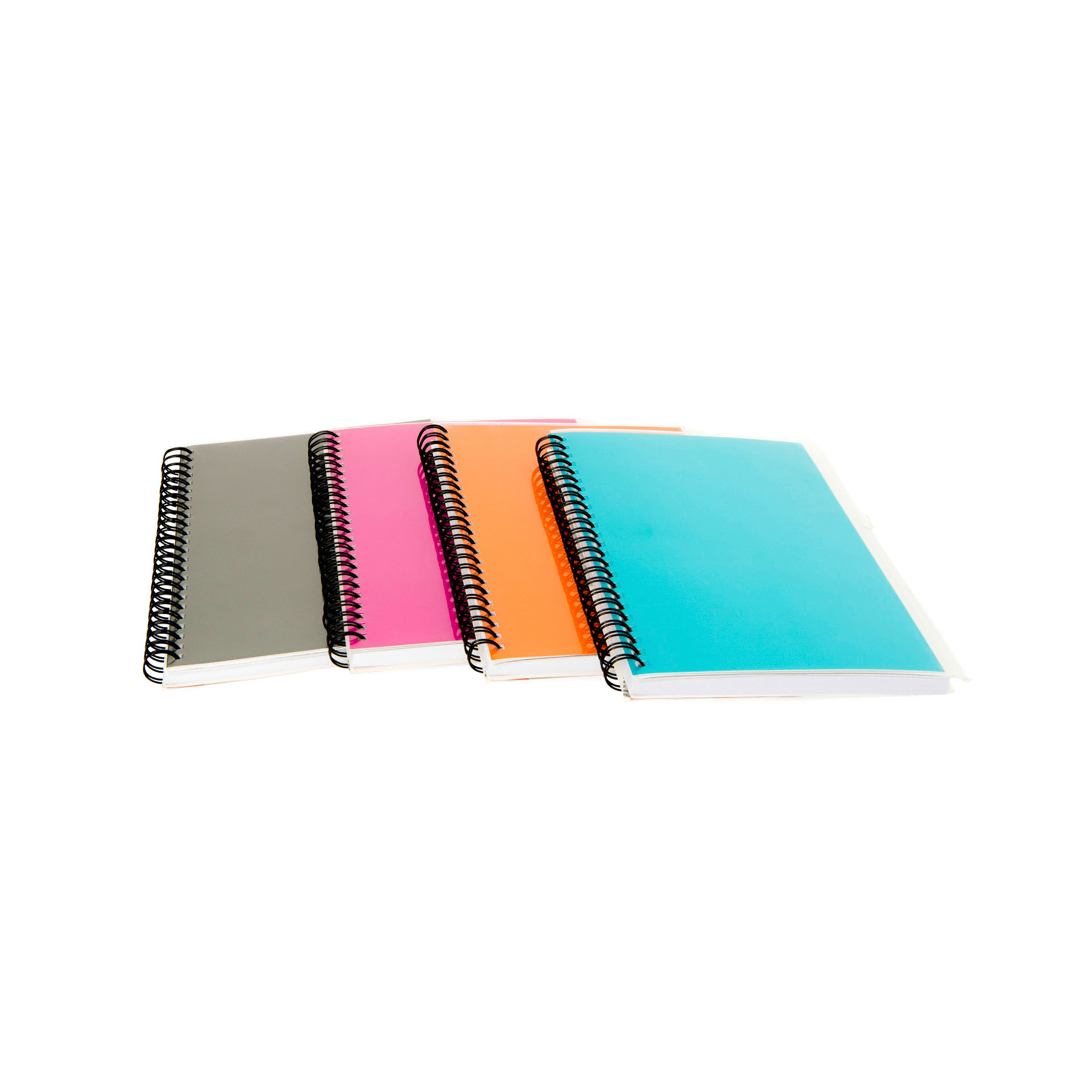 Block notes ad anelli con tasca frontale, , large
