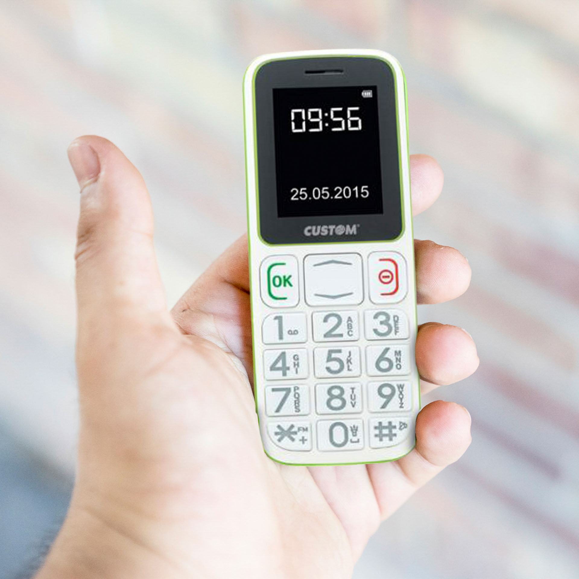 Telefono cellulare per anziani - Teo, colore bianco, , large