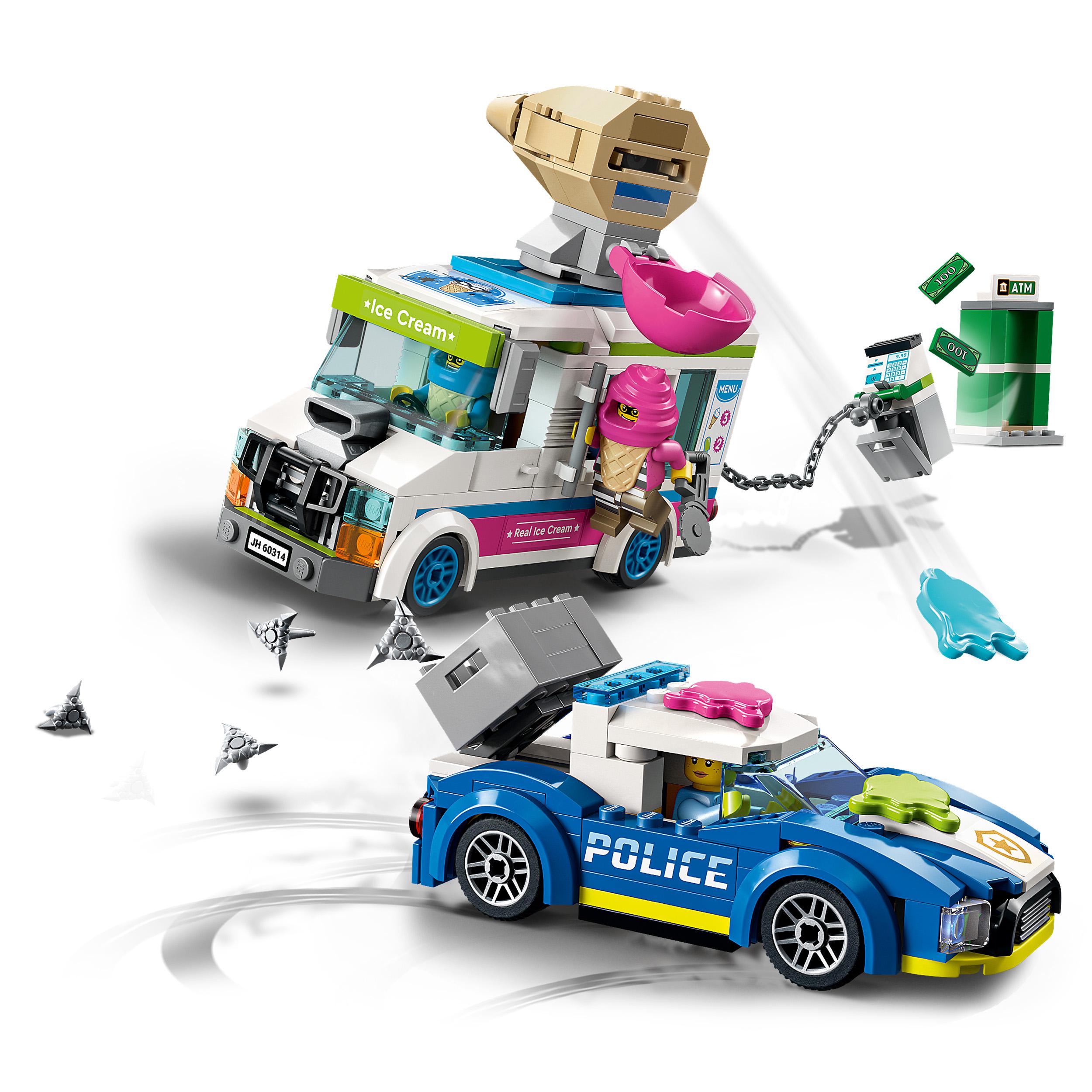 LEGO City Police Il Furgone dei Gelati e l'Inseguimento della Polizia, Set per 60314, , large