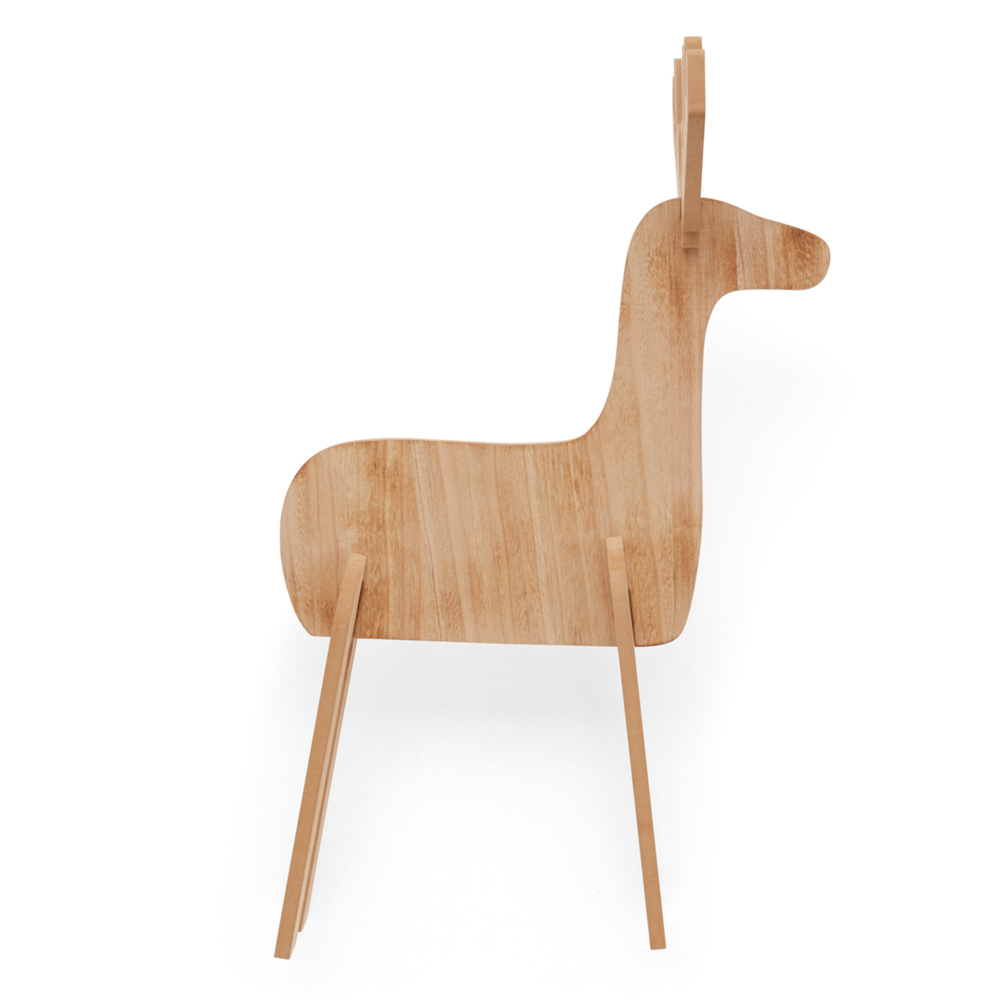 Renna in legno grande, , large