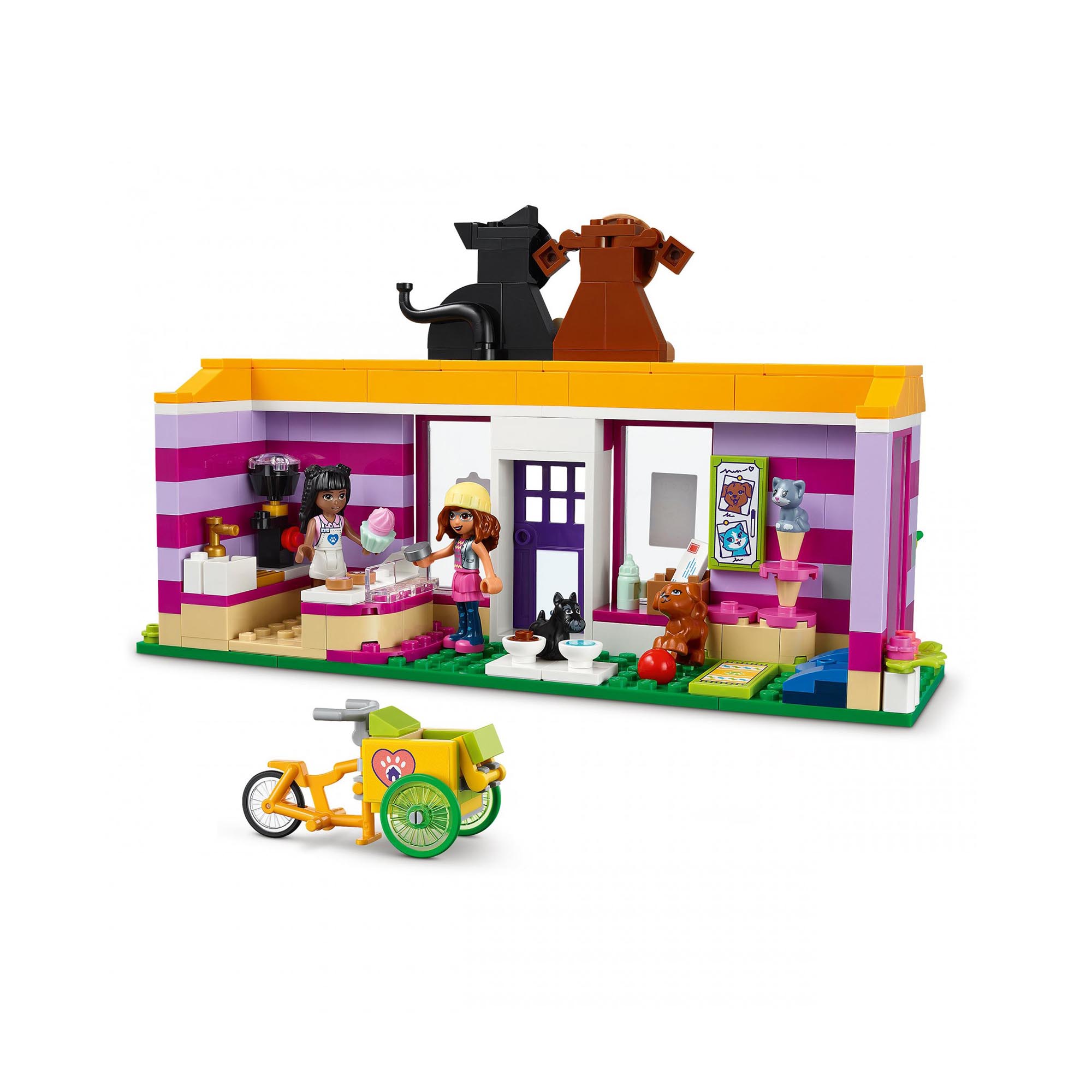 LEGO 41699 Friends Il Caffè di Adozione dei Cuccioli, Parco Giochi Animali, Gioc 41699, , large