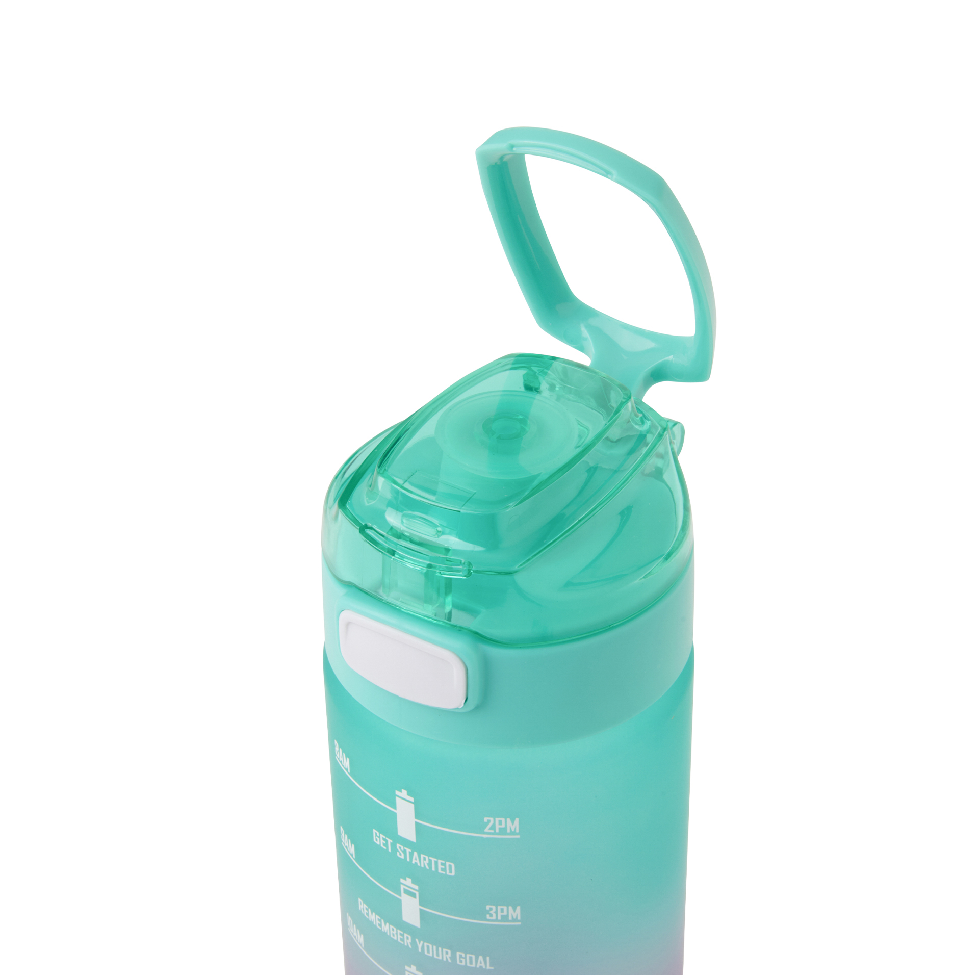 Borraccia Motivazionale - 750 Ml - Colore Verde E Fucsia, , large