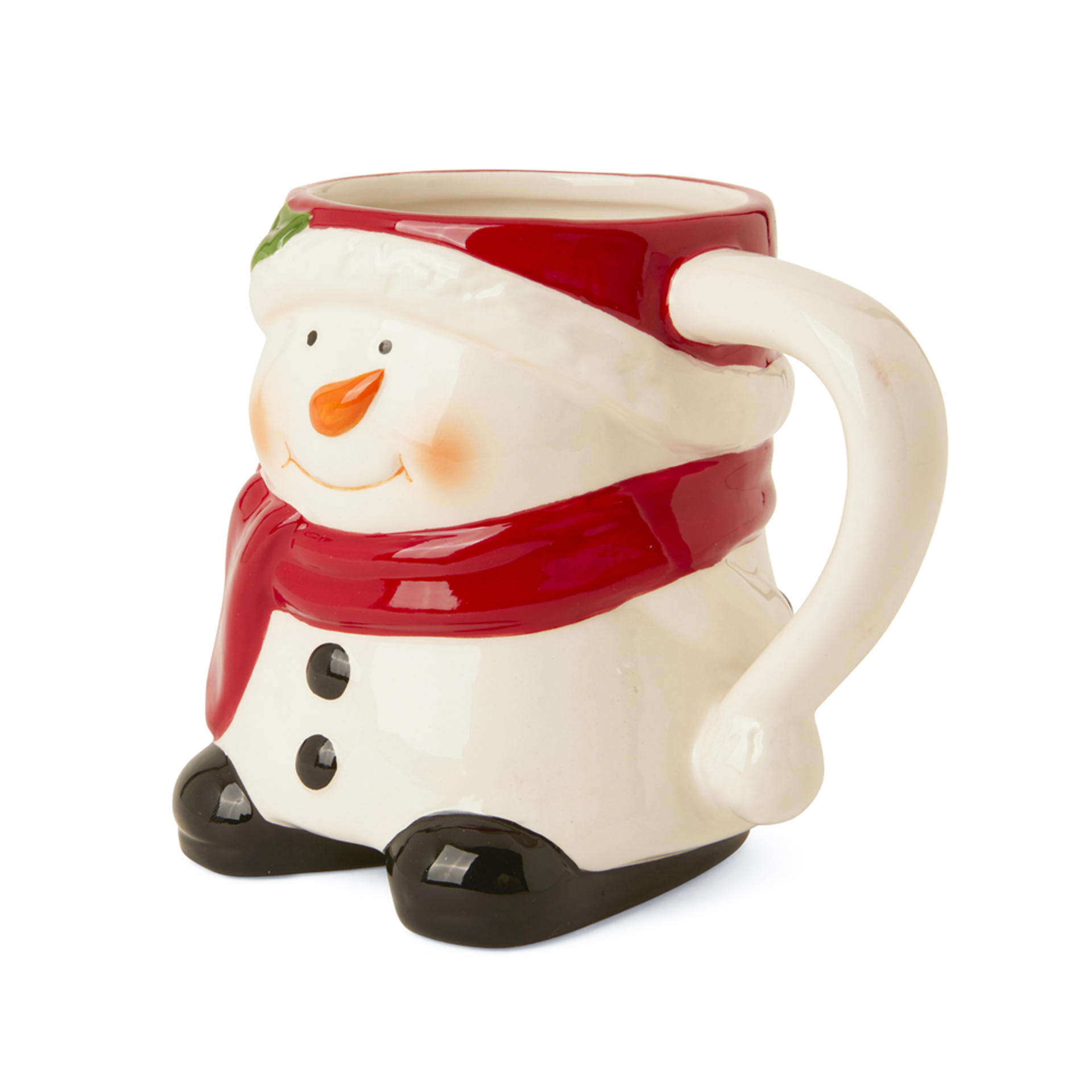 Tazza A Forma Di Pupazzo Di Neve, , large