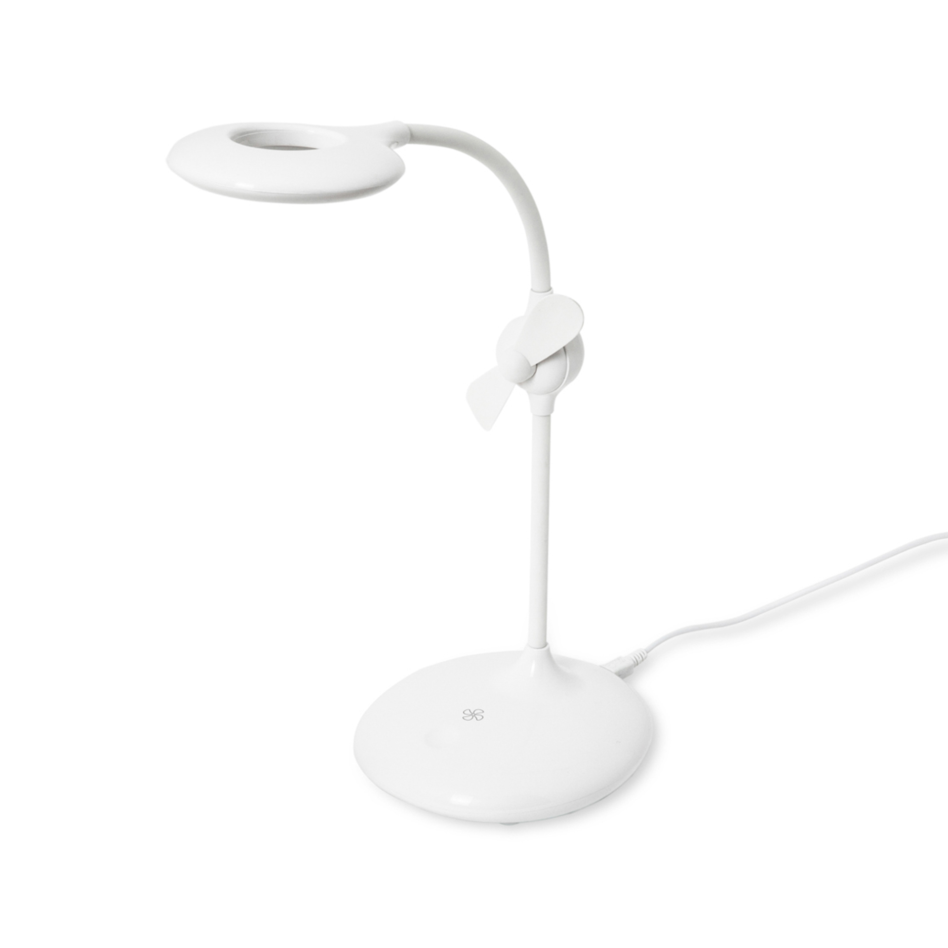 Lampada da tavolo con ventilatore, , large
