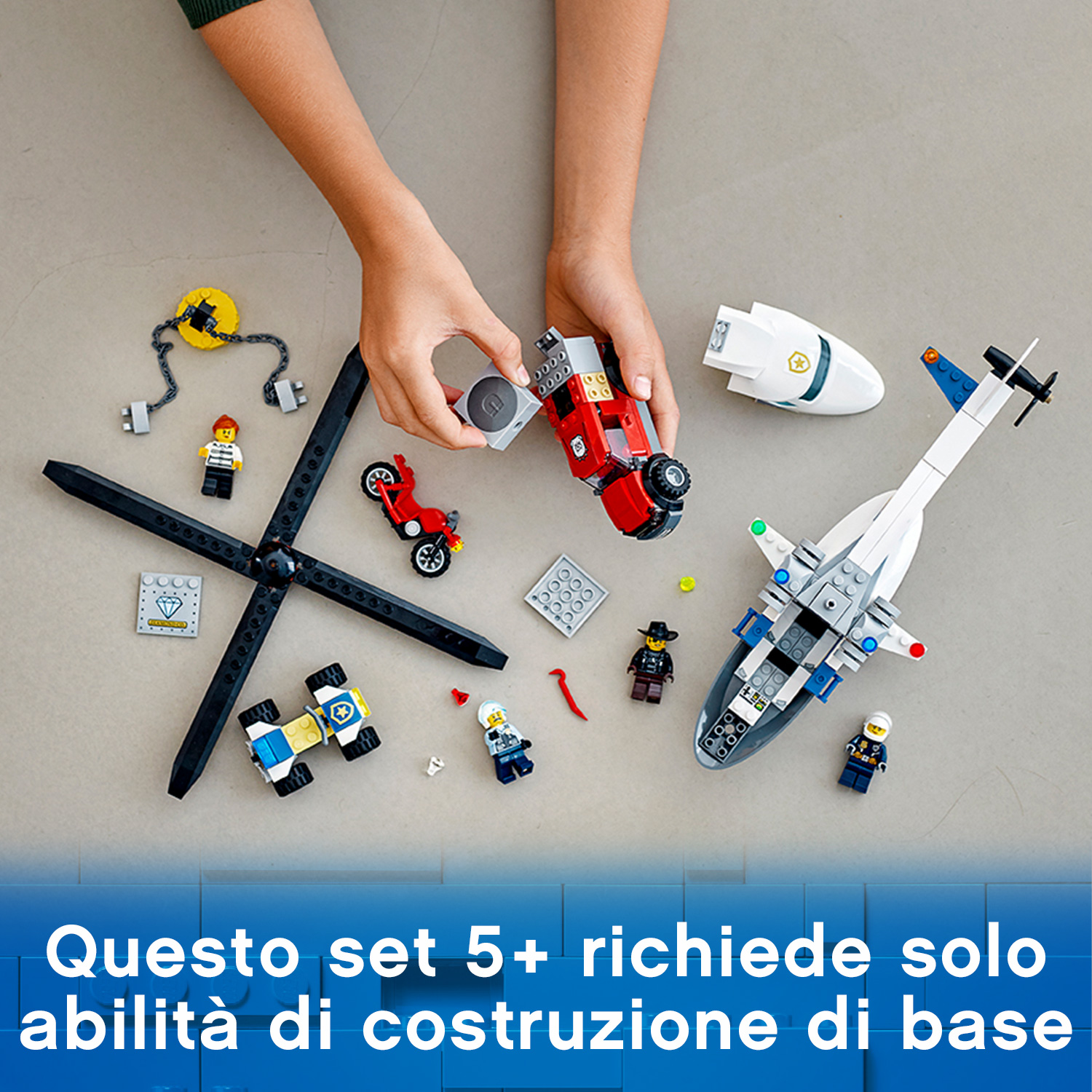 Inseguimento sull'elicottero della polizia 60243, , large