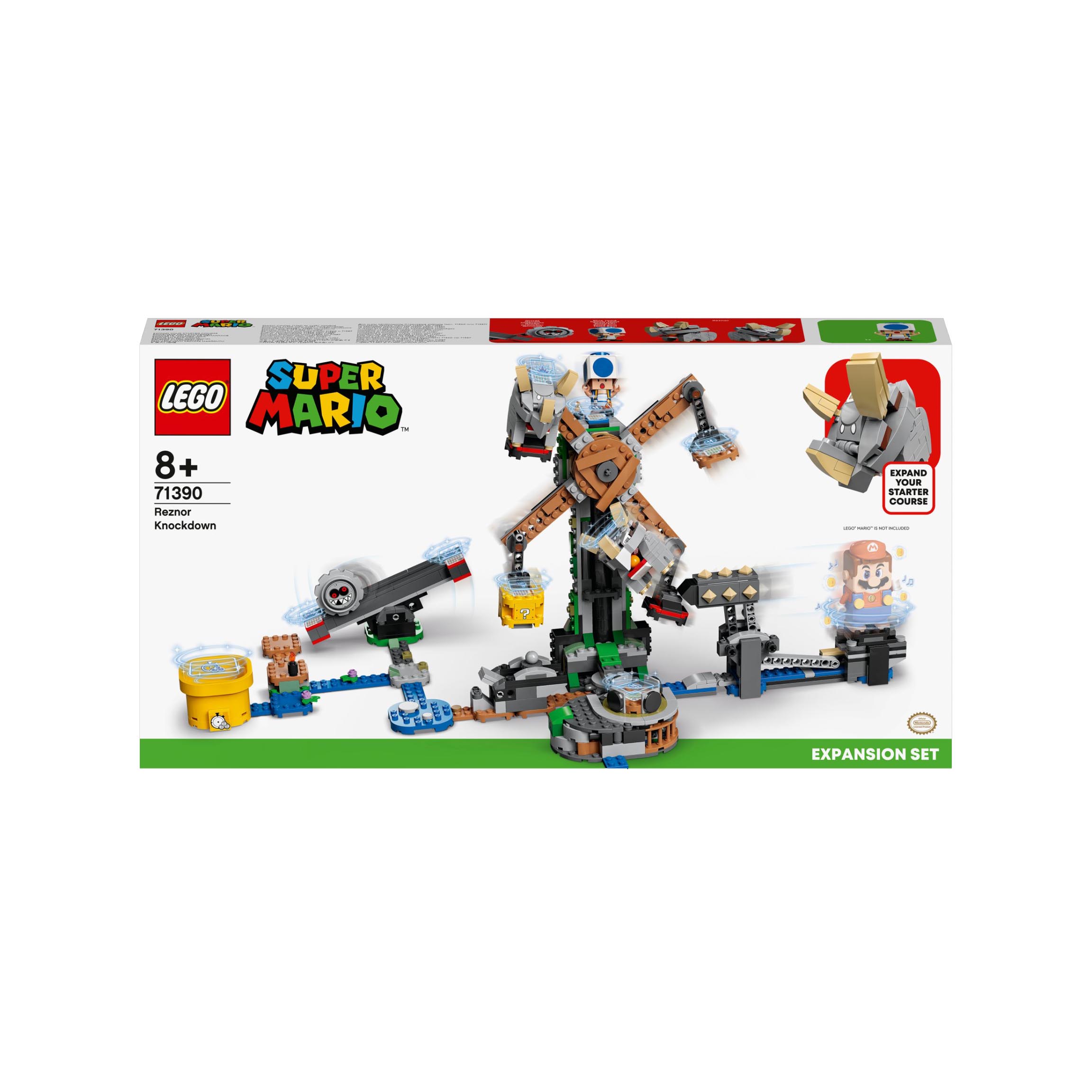 LEGO Super Mario L'Abbattimento dei Reznor - Pack di Espansione, Giocattoli da 71390, , large