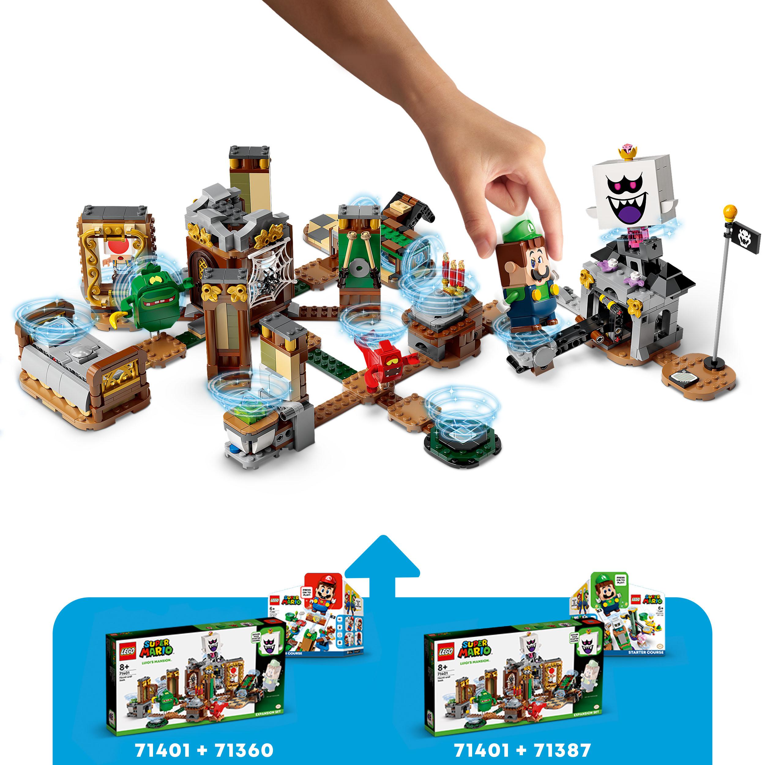 LEGO Super Mario Caccia ai Fantasmi di Luigi's Mansion - Pack di Espansione, Se 71401, , large