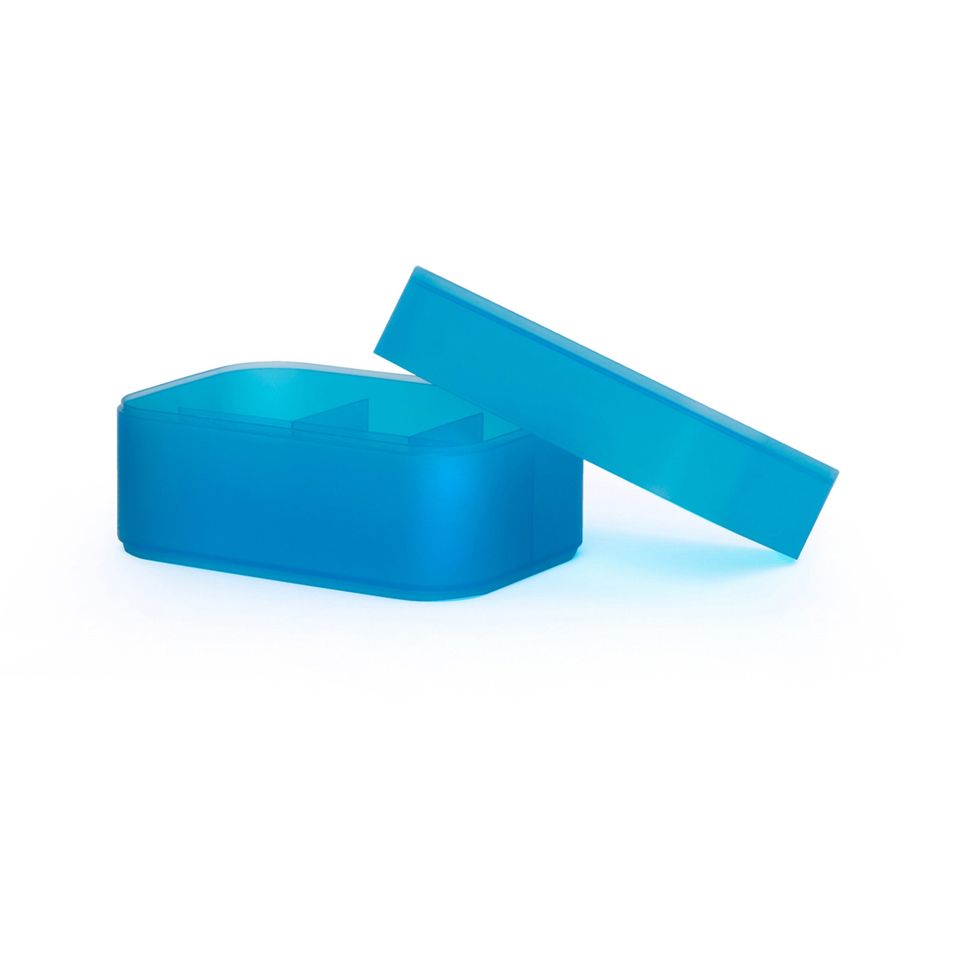 Scatola portaoggetti con divisori interni 9 cm, , large