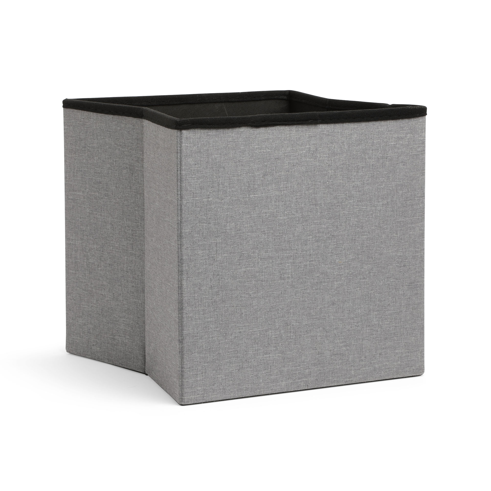 Pouf contenitore cubo pieghevole, , large