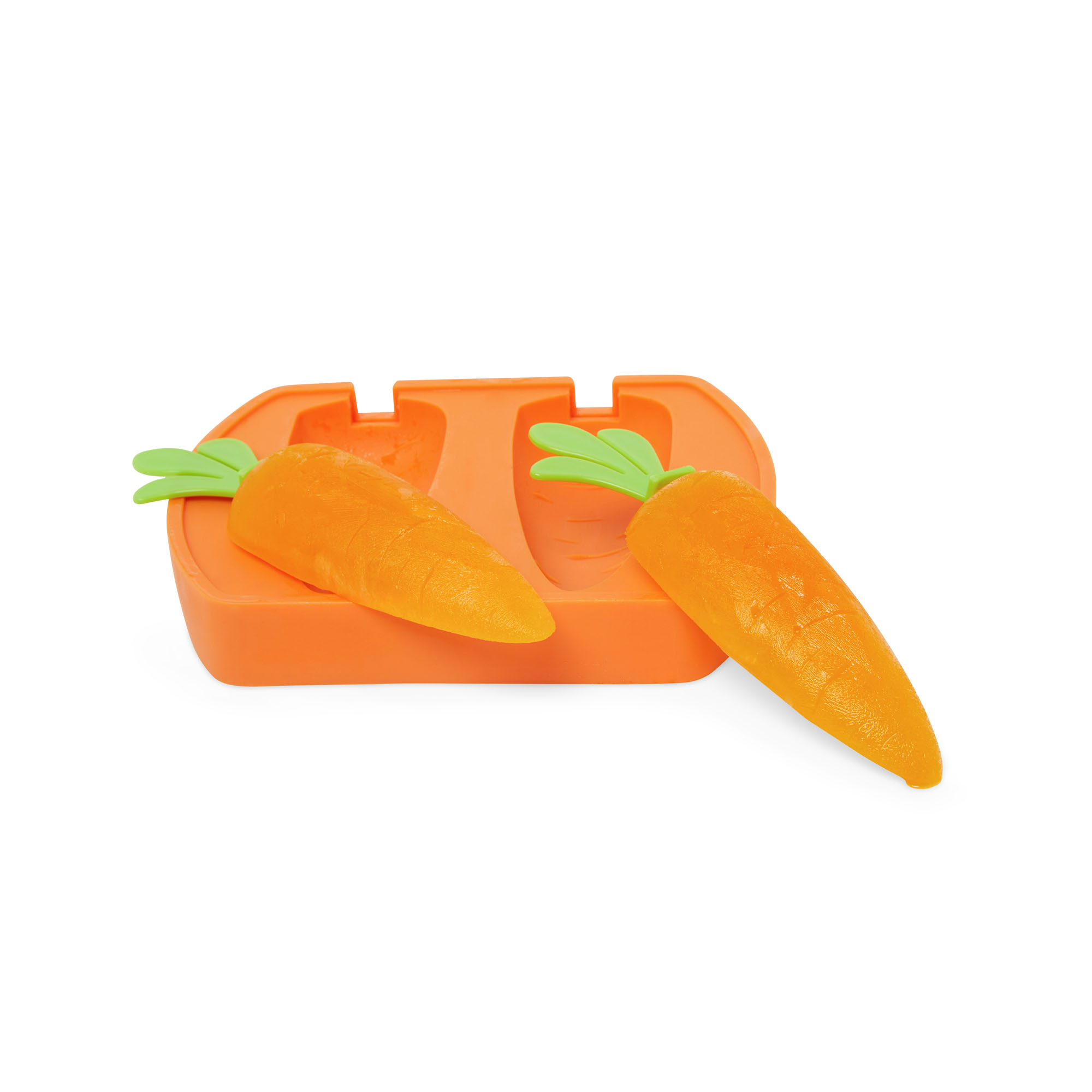 Stampo gelati e ghiaccioli a forma di carota, , large