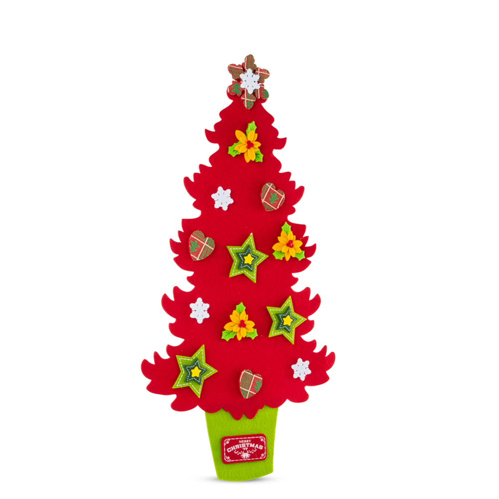 Albero Di Natale In Feltro Da Appendere 73 Cm, , large