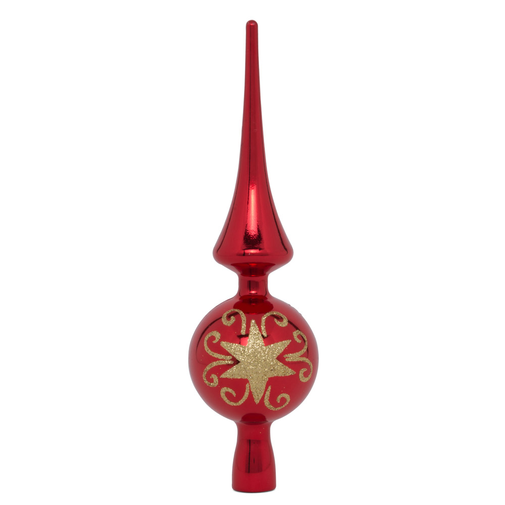 Puntale Per Albero Di Natale - Colore Rosso/oro, , large