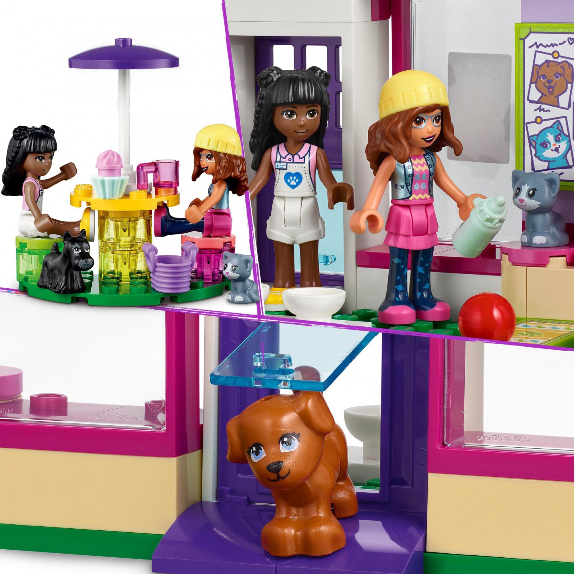 LEGO 41699 Friends Il Caffè di Adozione dei Cuccioli, Parco Giochi Animali, Gioc 41699, , large