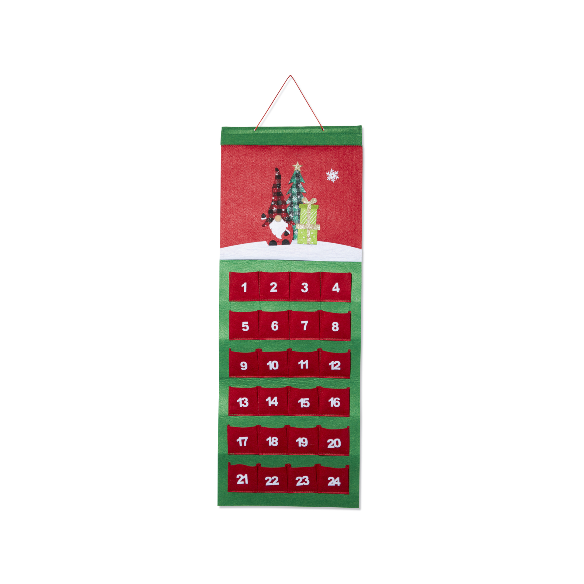 Calendario Dell'avvento In Feltro Da Appendere, , large