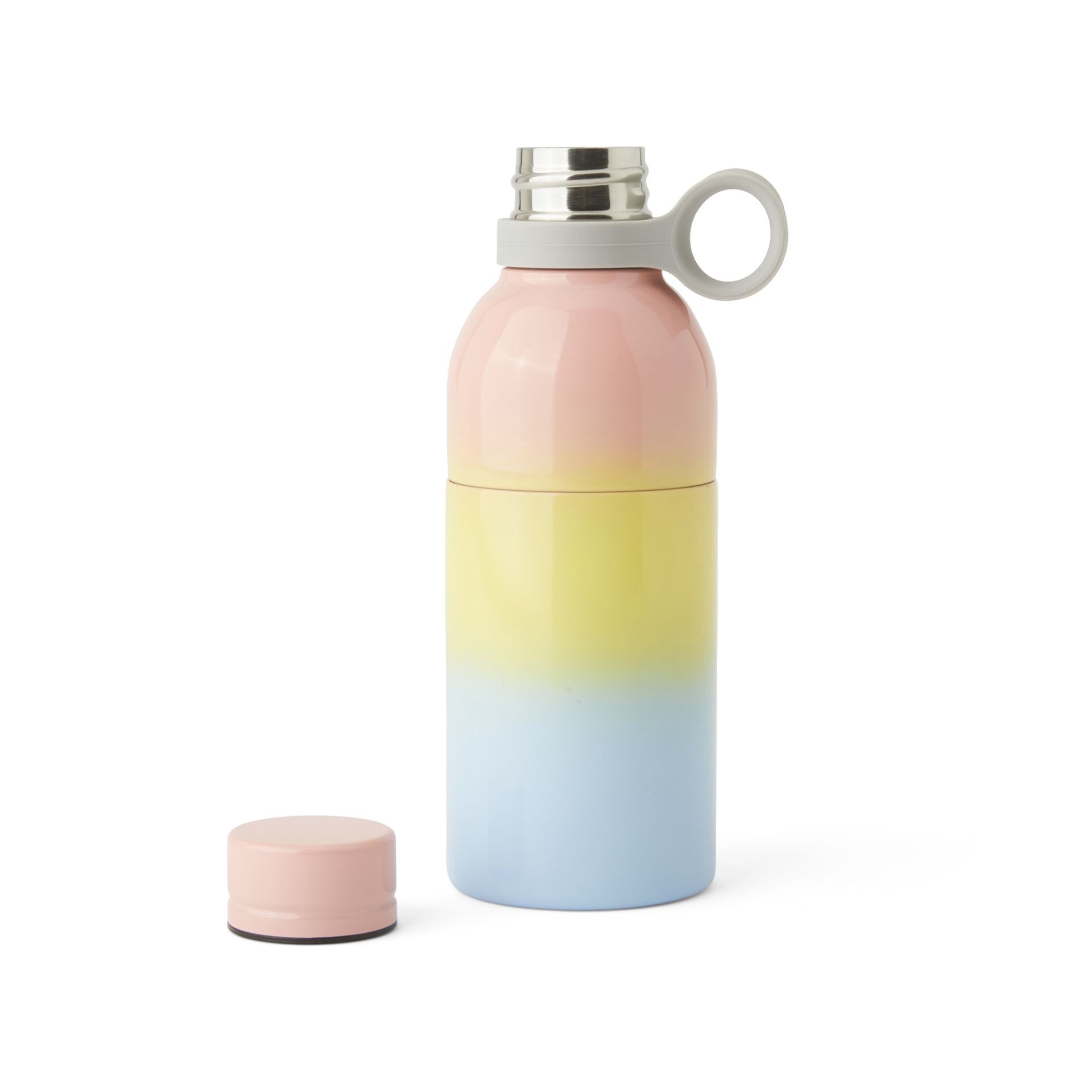Borraccia Termica Multicolore Con Doppia Apertura - 400 Ml, , large