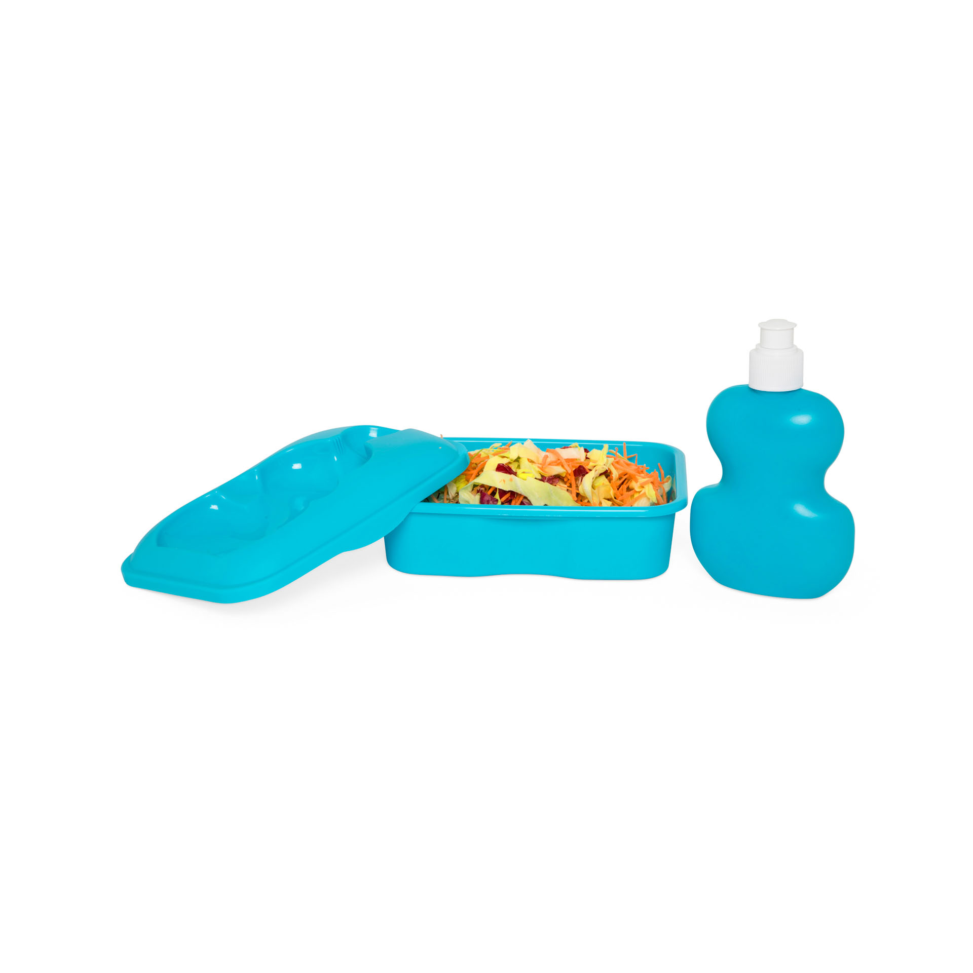 Contenitore porta pranzo con borraccia, , large