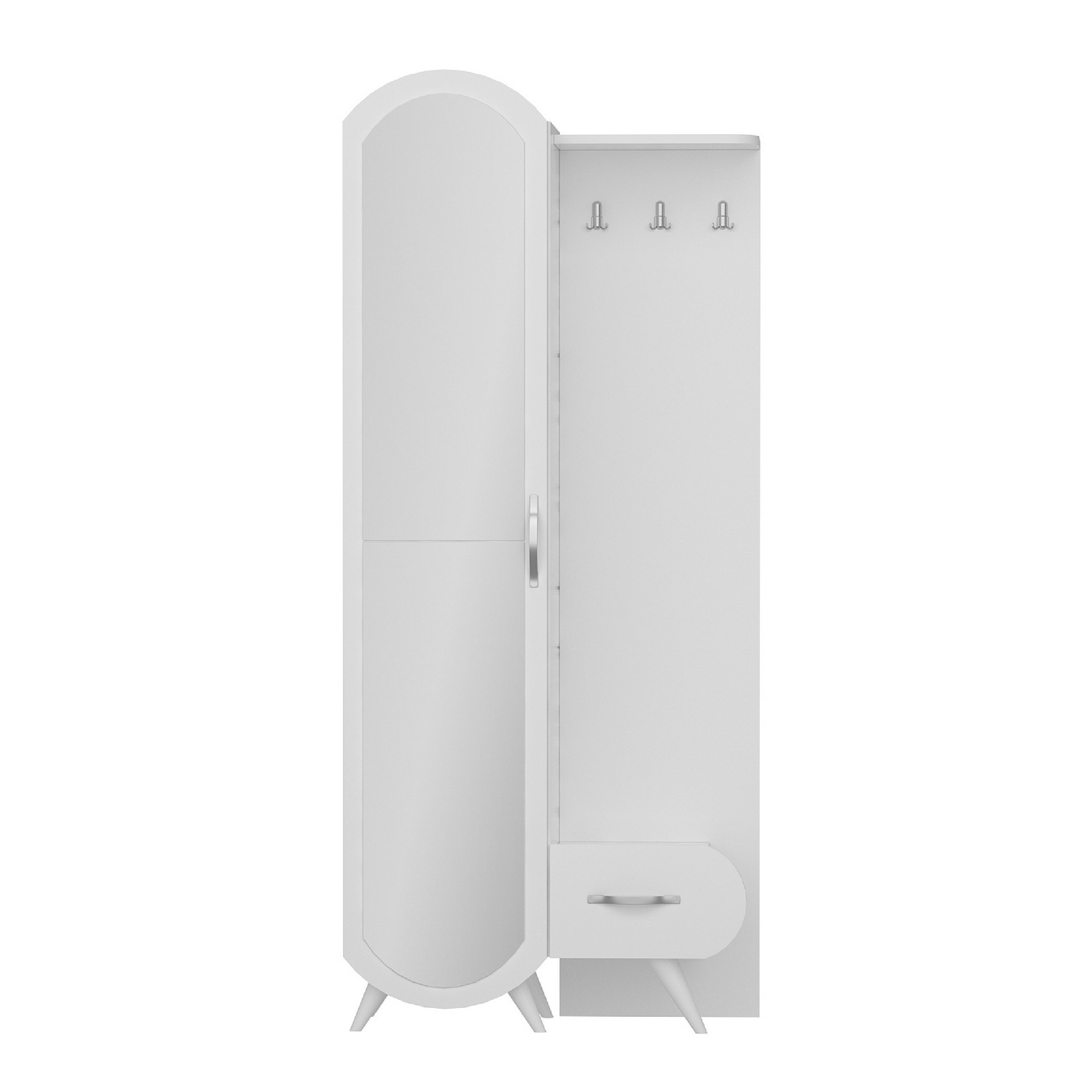 HOMEMANIA Mobile Ingresso Kerry, bianco, , large