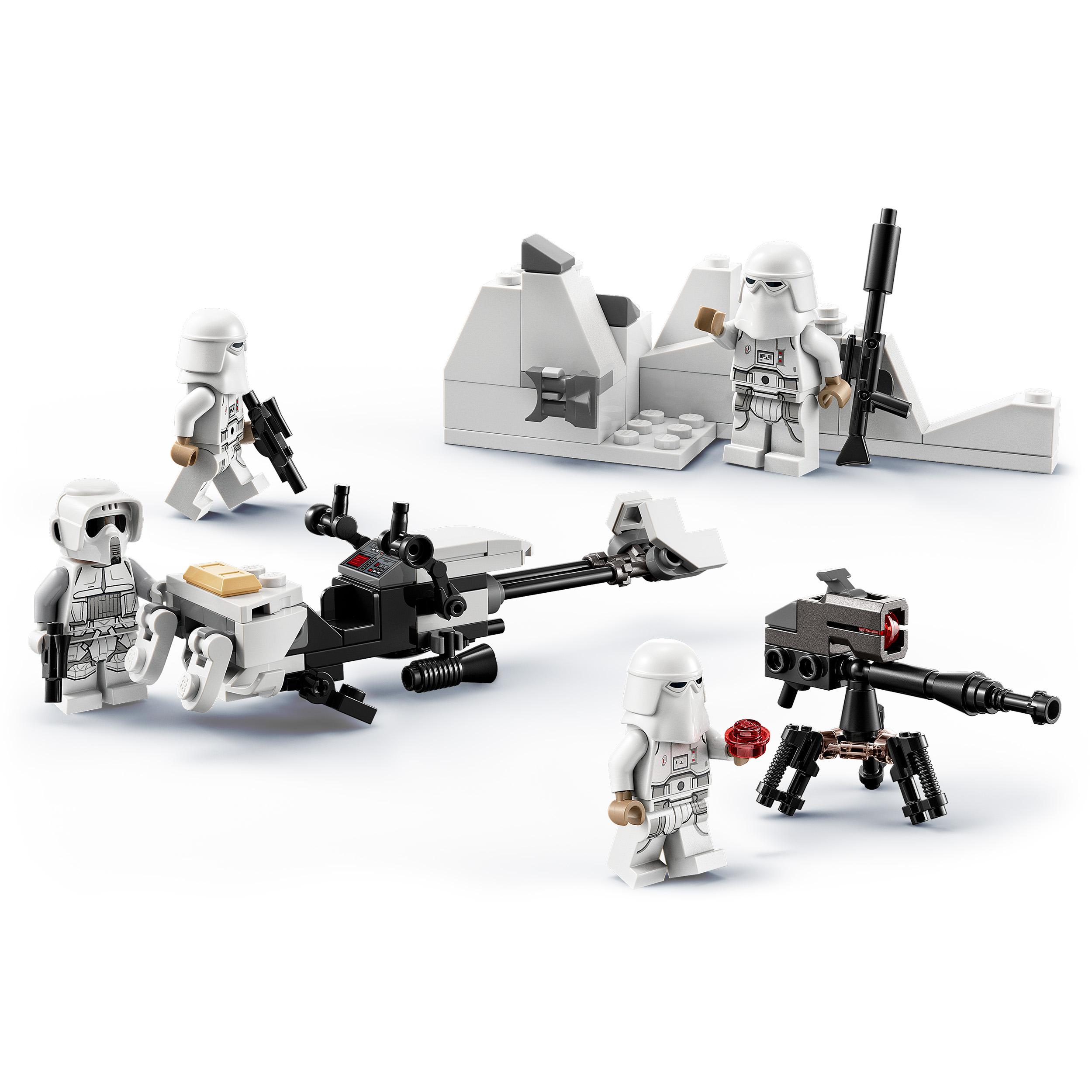 LEGO Star Wars Battle Pack Soldati Artici, Include 4 Personaggi, Giocattoli per 75320, , large